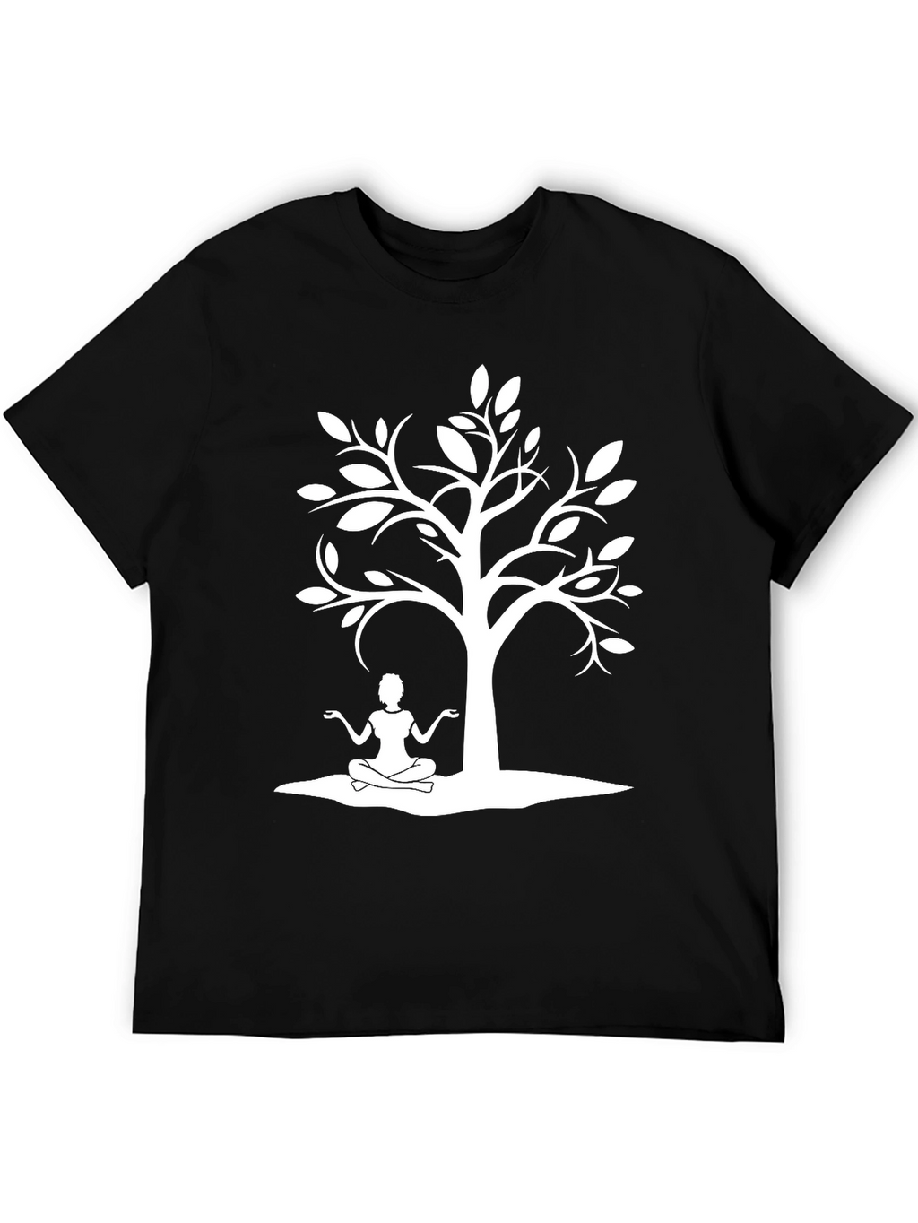 Yoga Tree Black T-Shirt