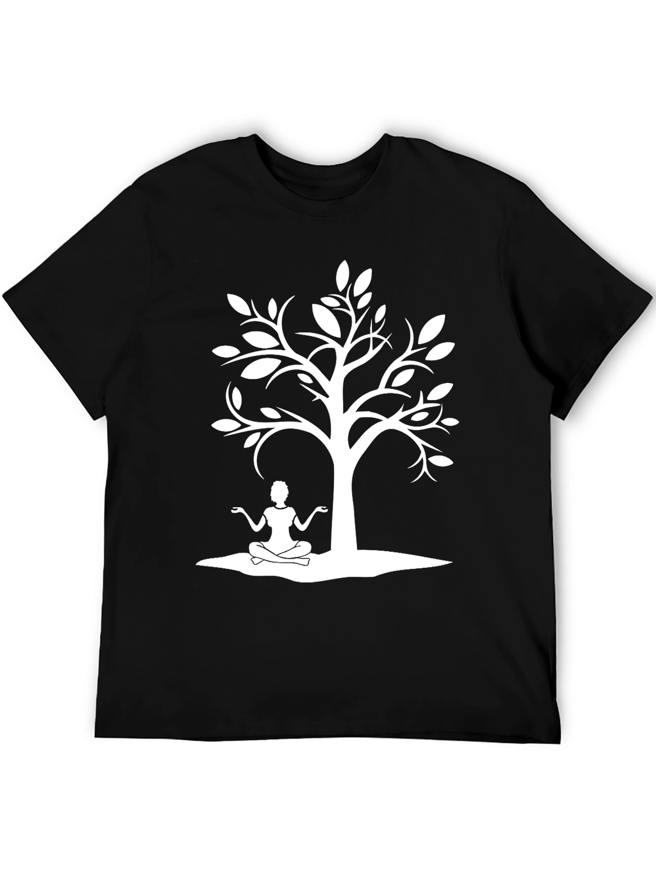 Yoga Tree Black T-Shirt