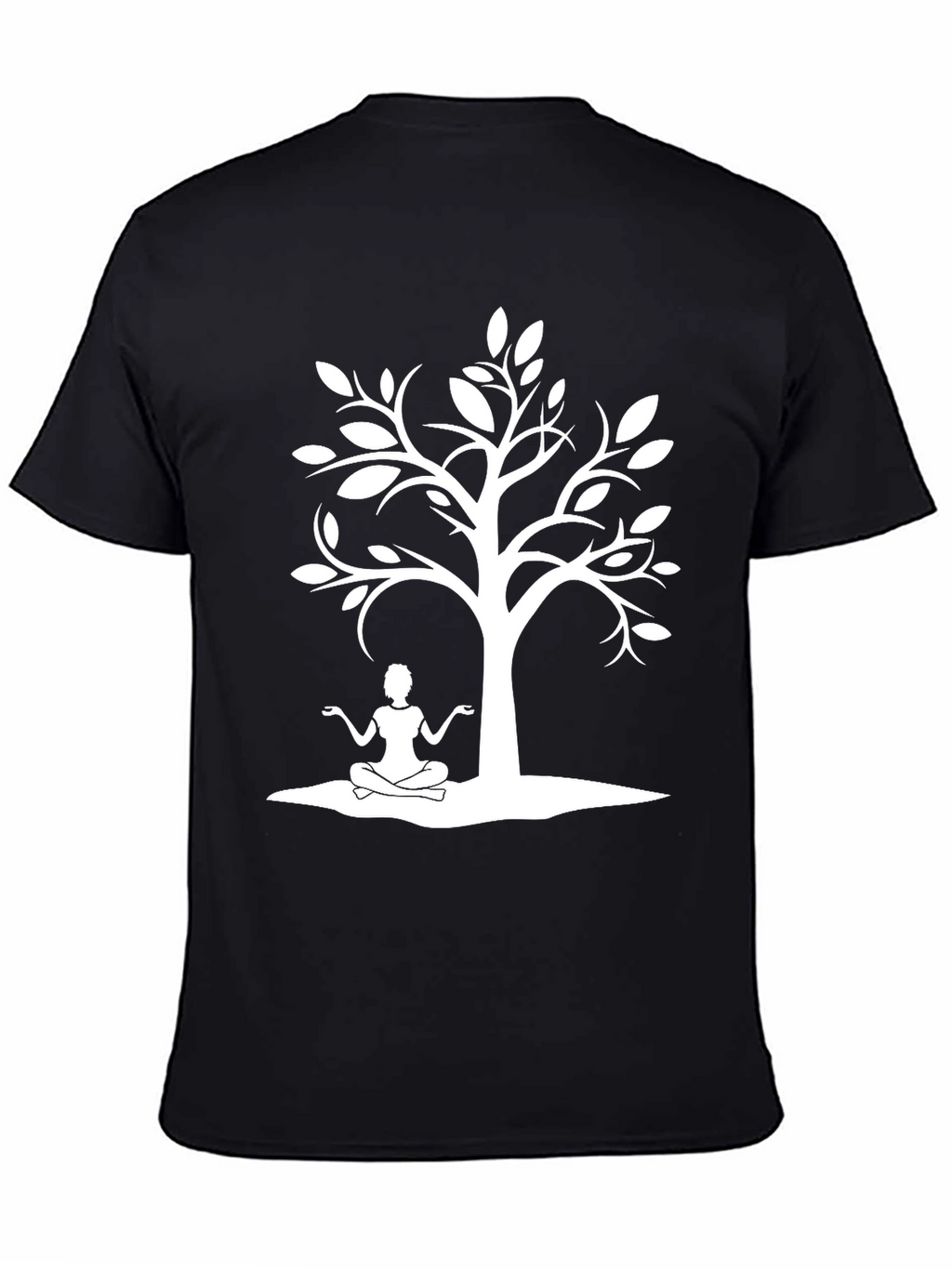 Yoga Tree Black T-Shirt
