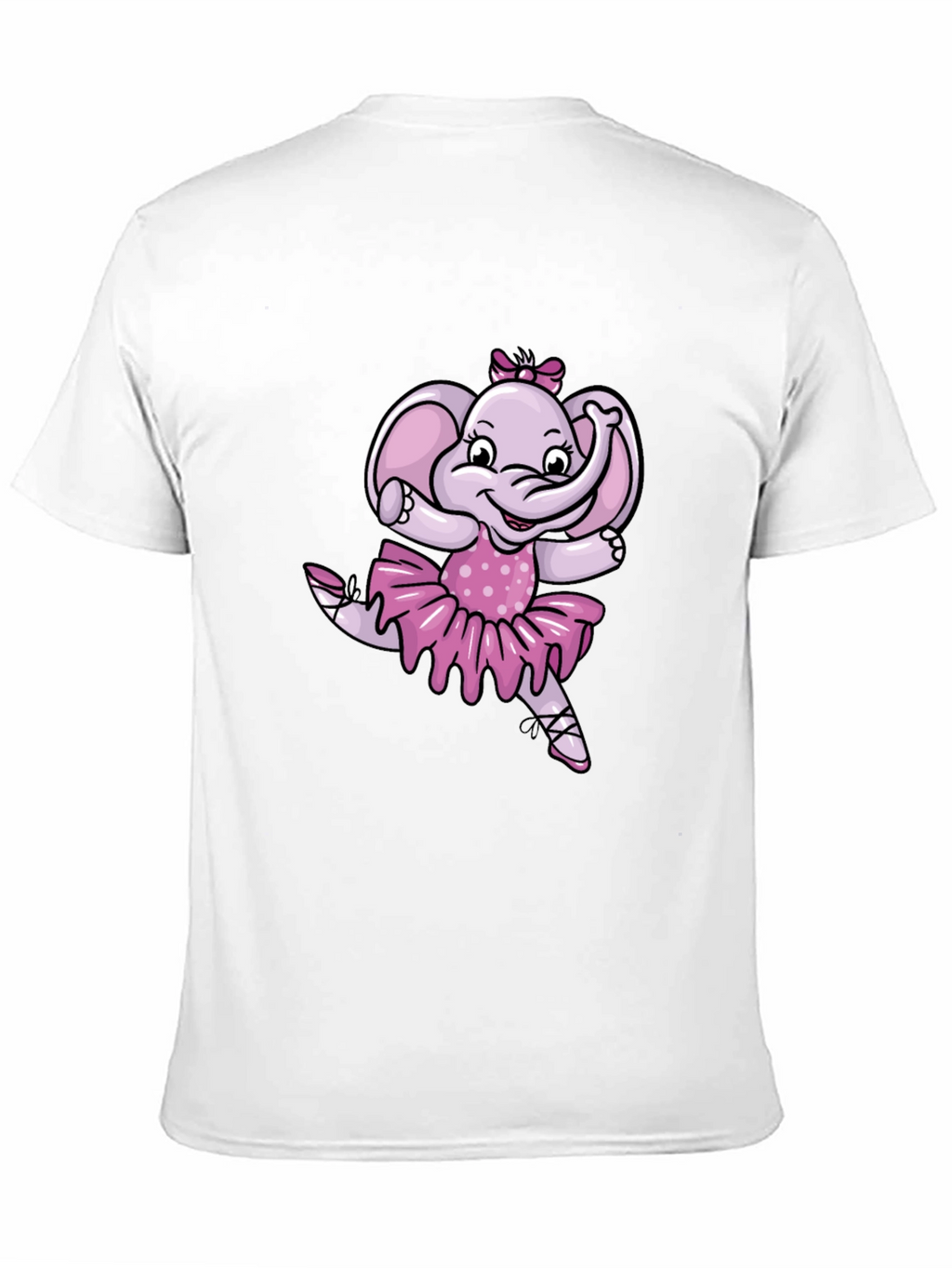 Ballerina Elephant Black T-Shirt