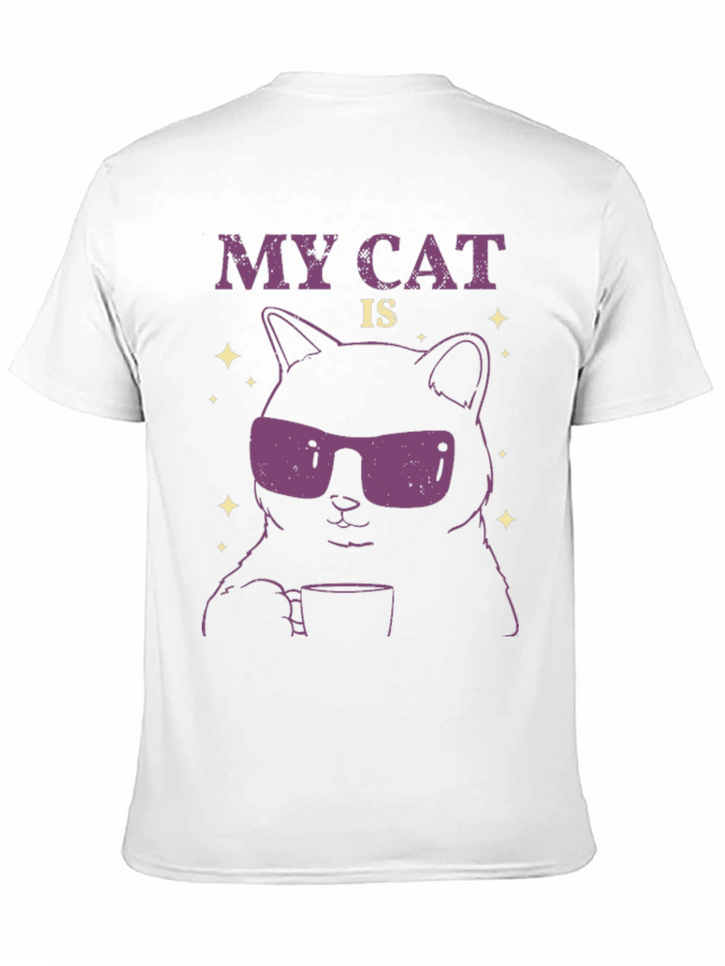 Cool Cat T-Shirt - Funny Graphic Tee