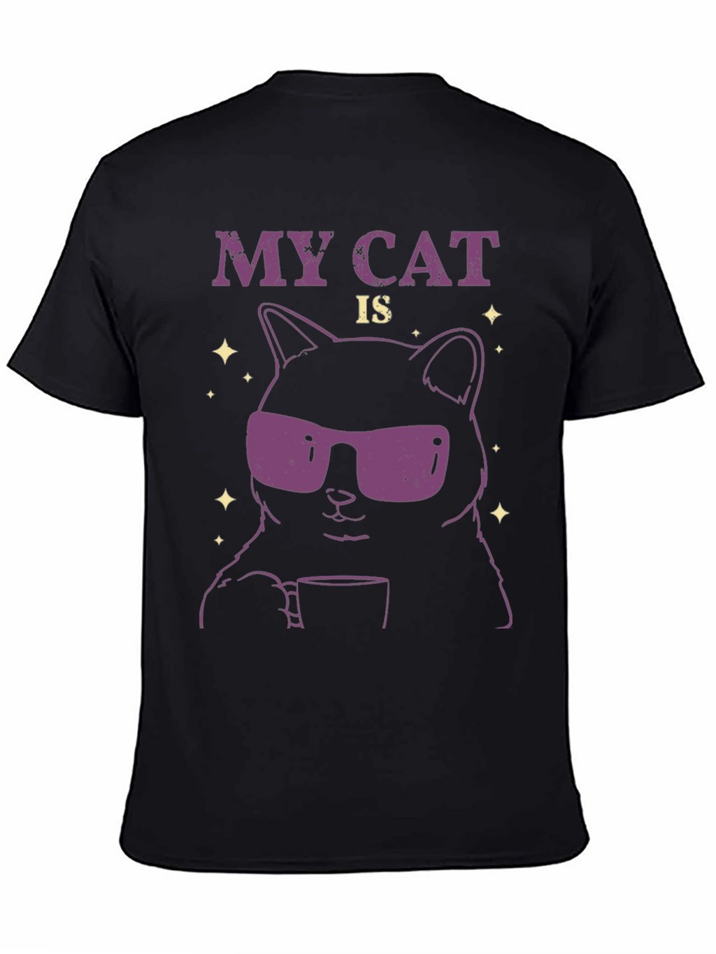 Cool Cat T-Shirt - Funny Graphic Tee
