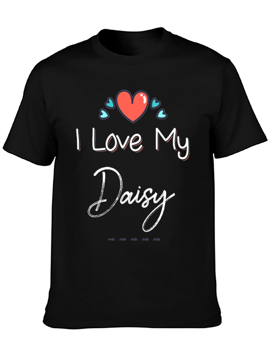I Love My Daisy T-Shirt - Heart Graphic Tee