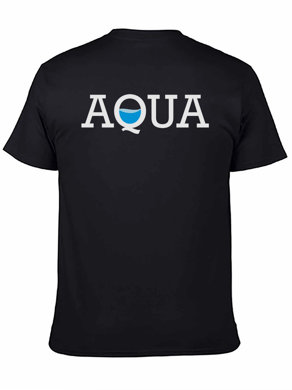 Aqua Graphic Tee - Stylish Black T-Shirt