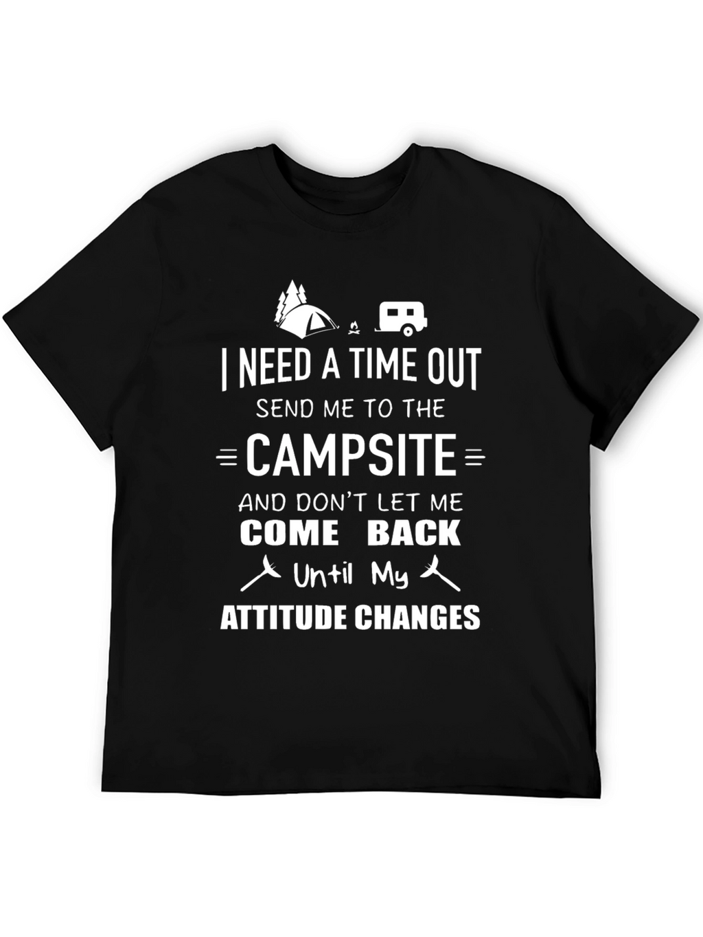 Time Out Campsite Graphic Tee
