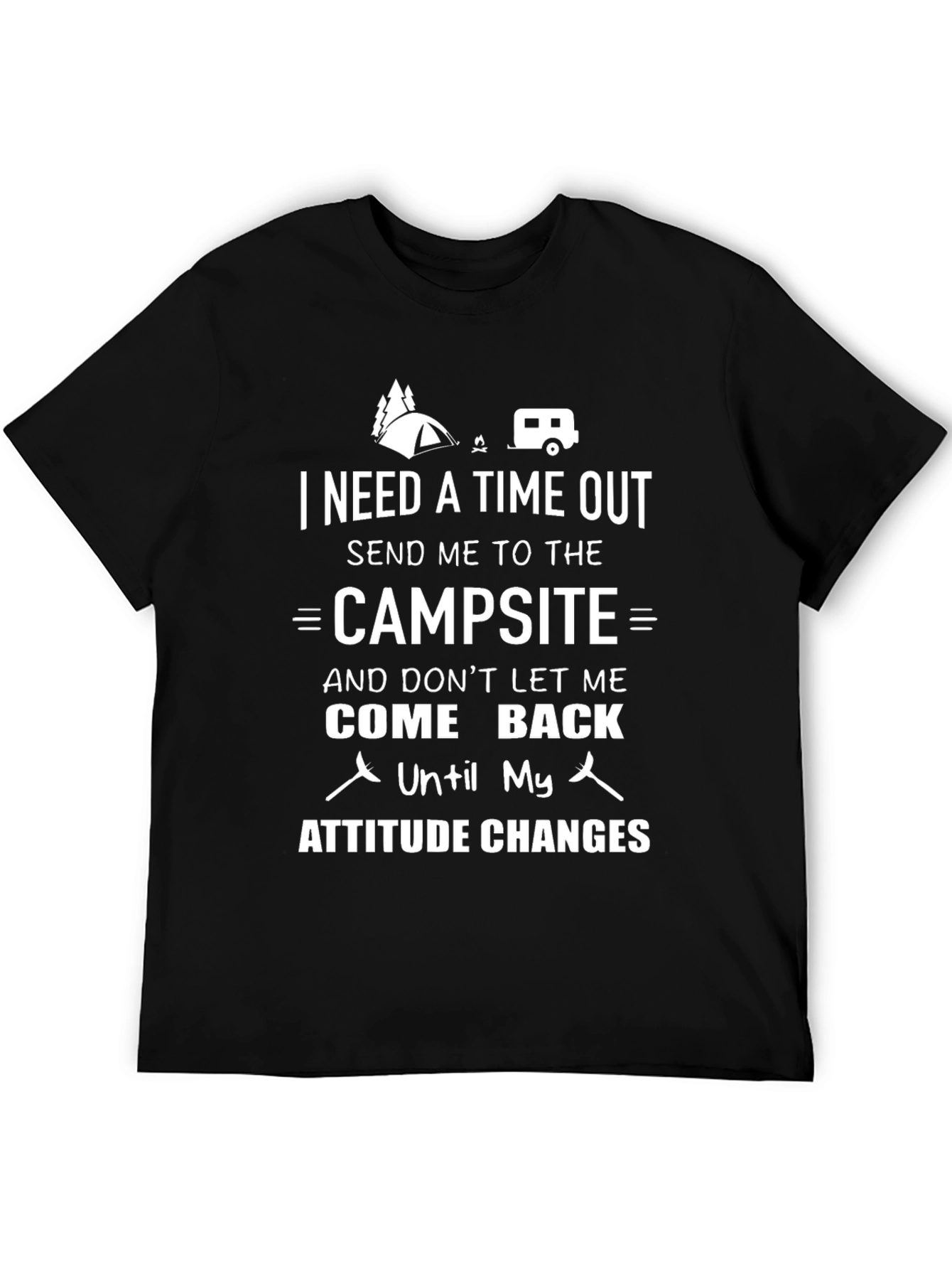 Time Out Campsite Graphic Tee
