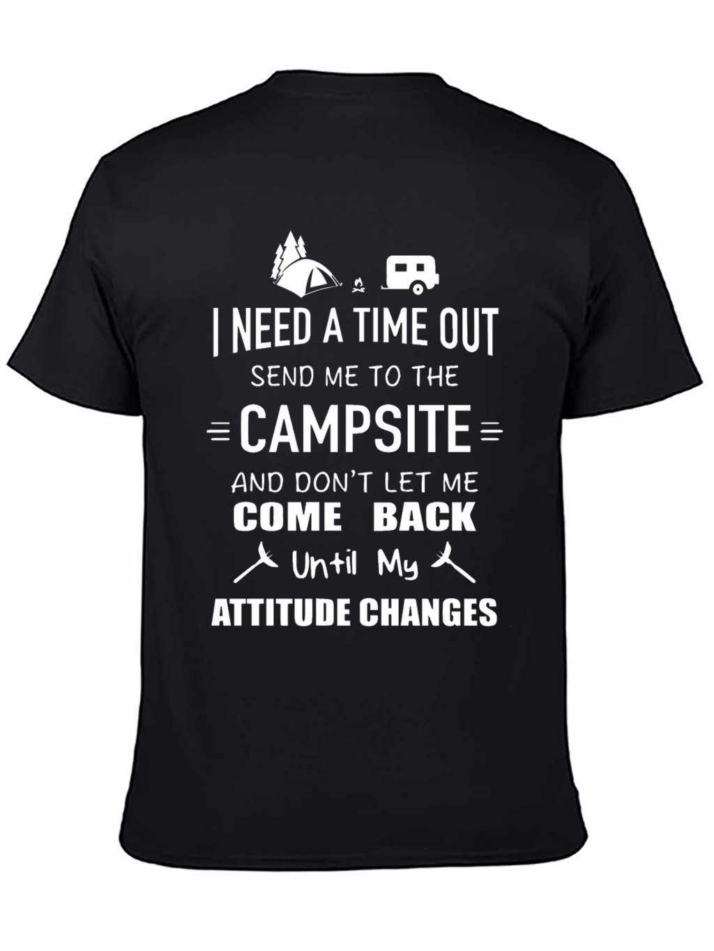 Time Out Campsite Graphic Tee
