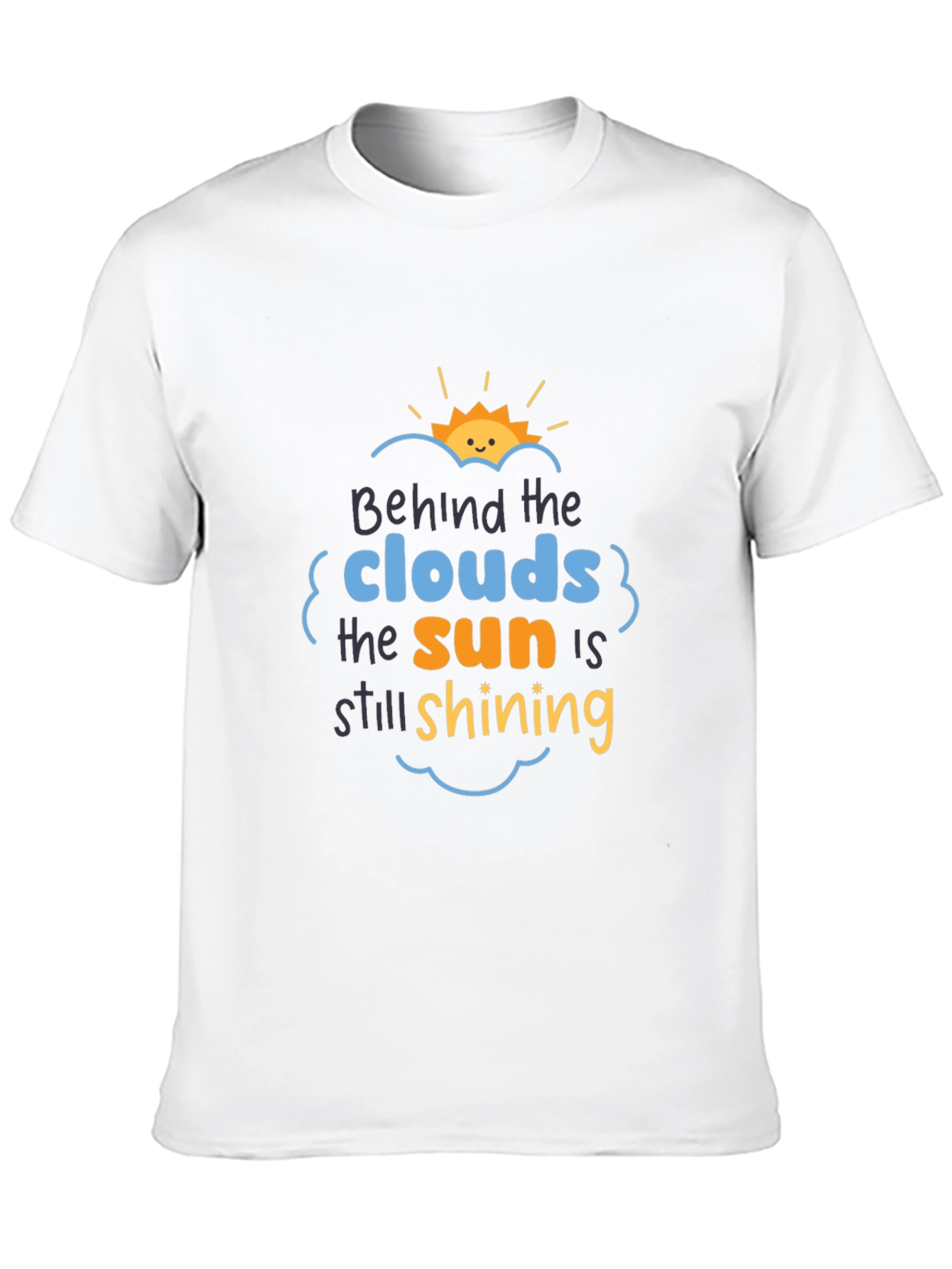 Inspirational Behind the Clouds Graphic Tee