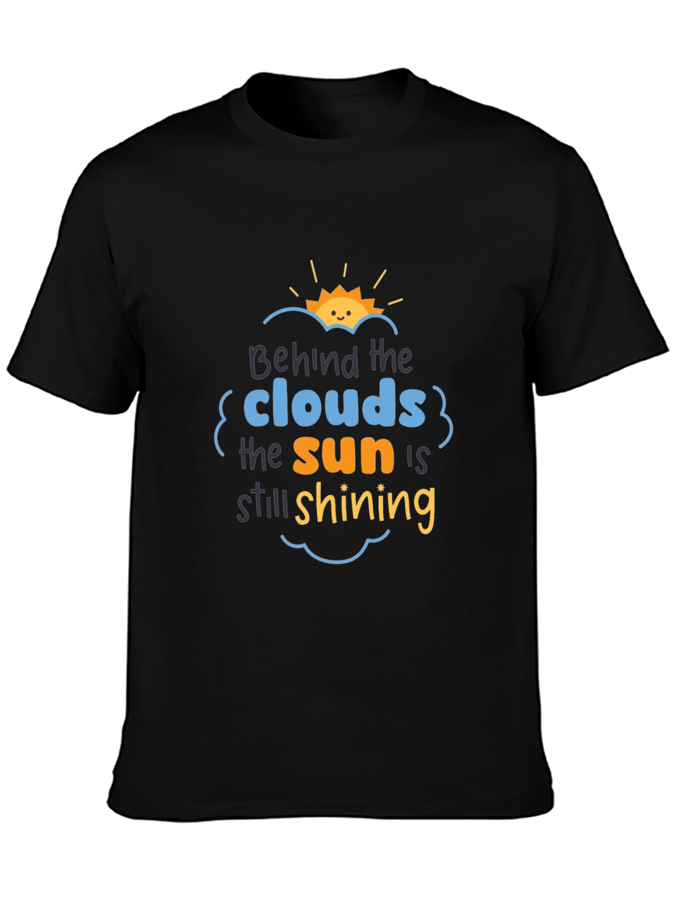 Inspirational Behind the Clouds Graphic Tee
