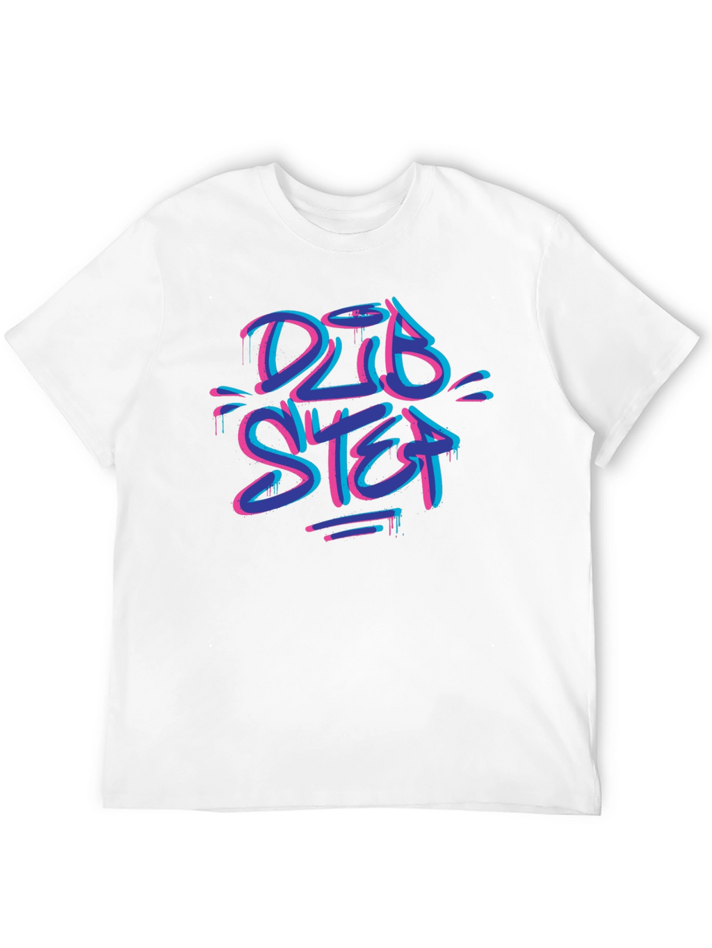 Dubstep Graffiti Graphic T-Shirt - Cool Streetwear Tee