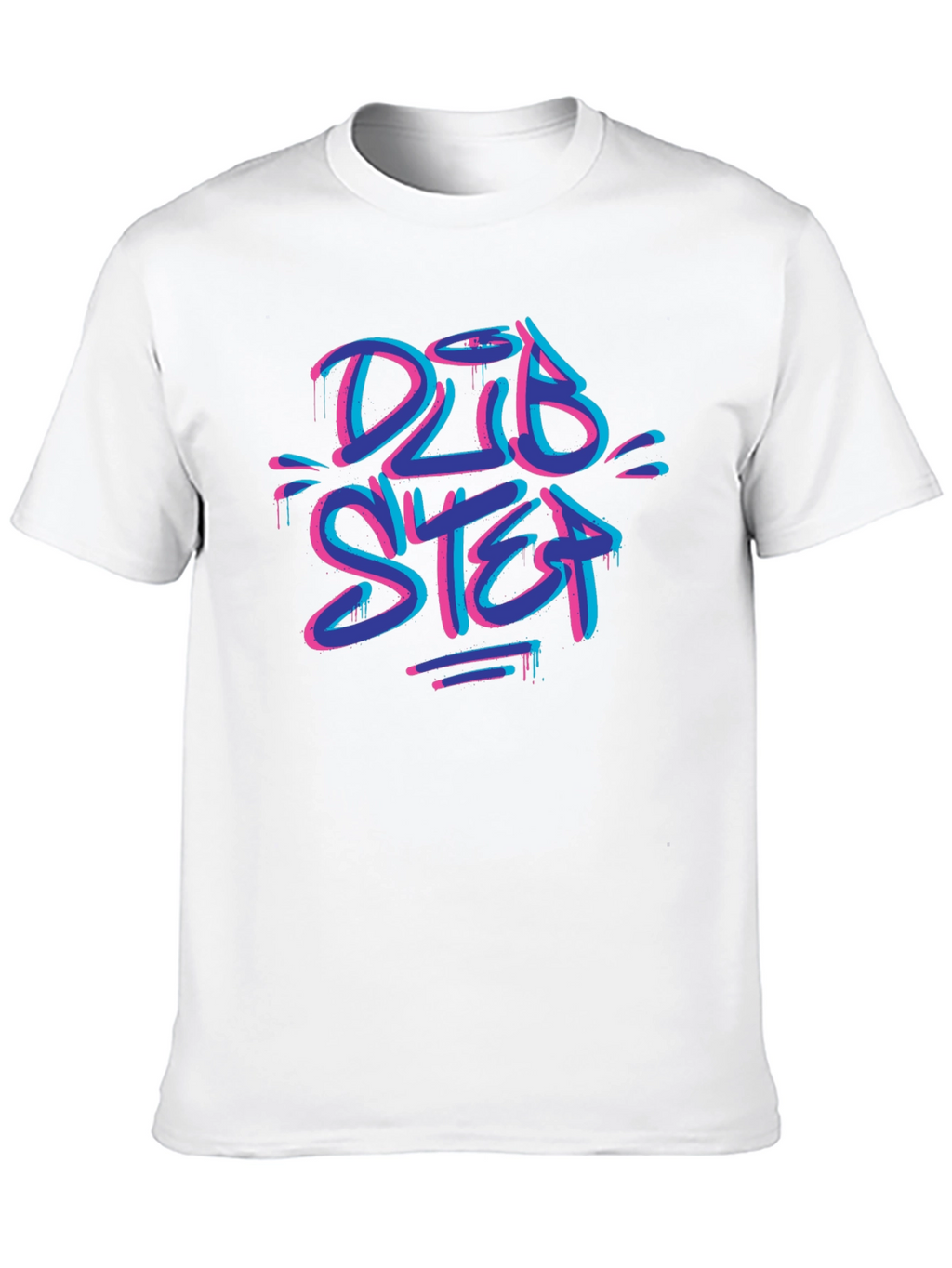 Dubstep Graffiti Graphic T-Shirt - Cool Streetwear Tee