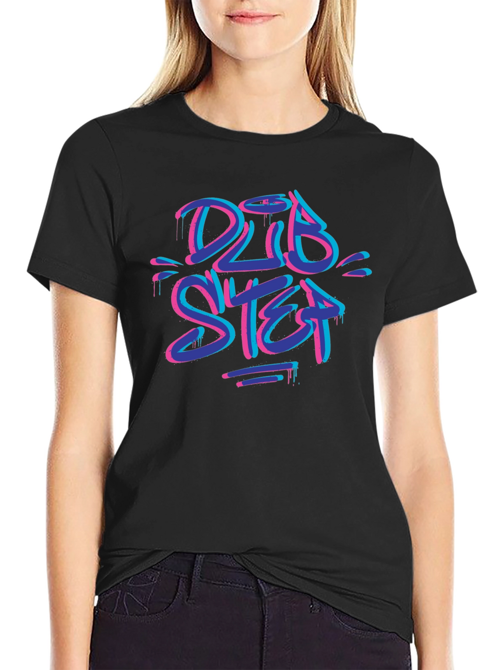 Dubstep Graffiti Graphic T-Shirt - Cool Streetwear Tee
