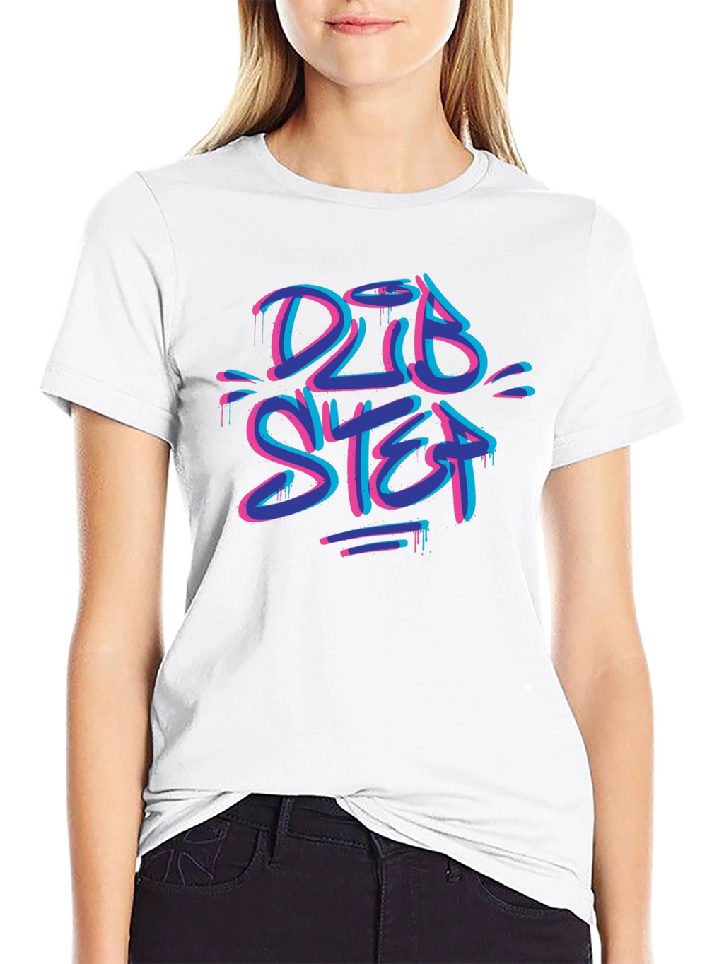 Dubstep Graffiti Graphic T-Shirt - Cool Streetwear Tee