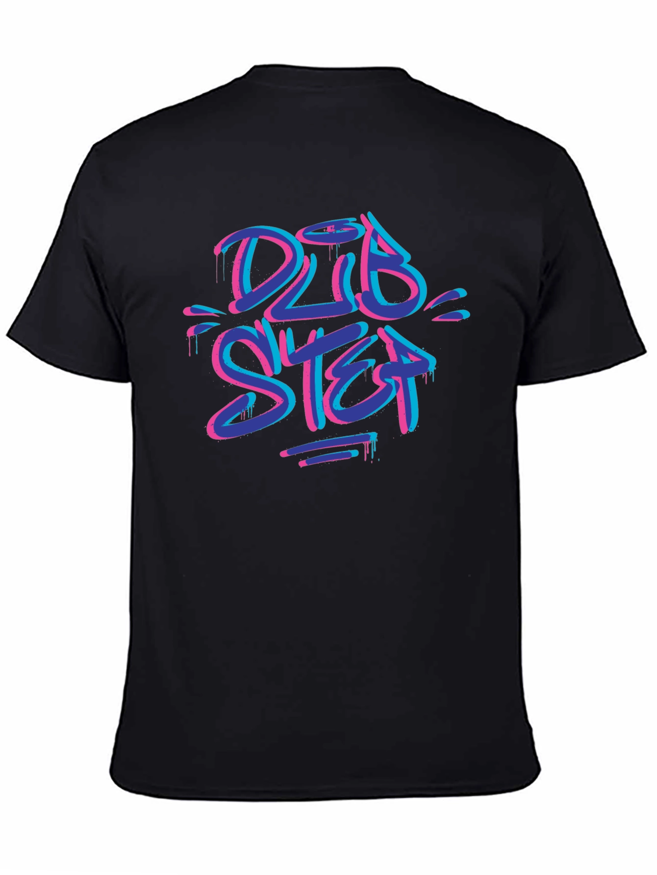 Dubstep Graffiti Graphic T-Shirt - Cool Streetwear Tee
