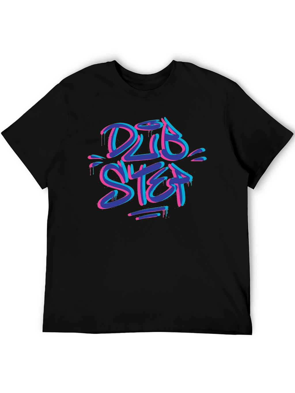 Dubstep Graffiti Graphic T-Shirt - Cool Streetwear Tee