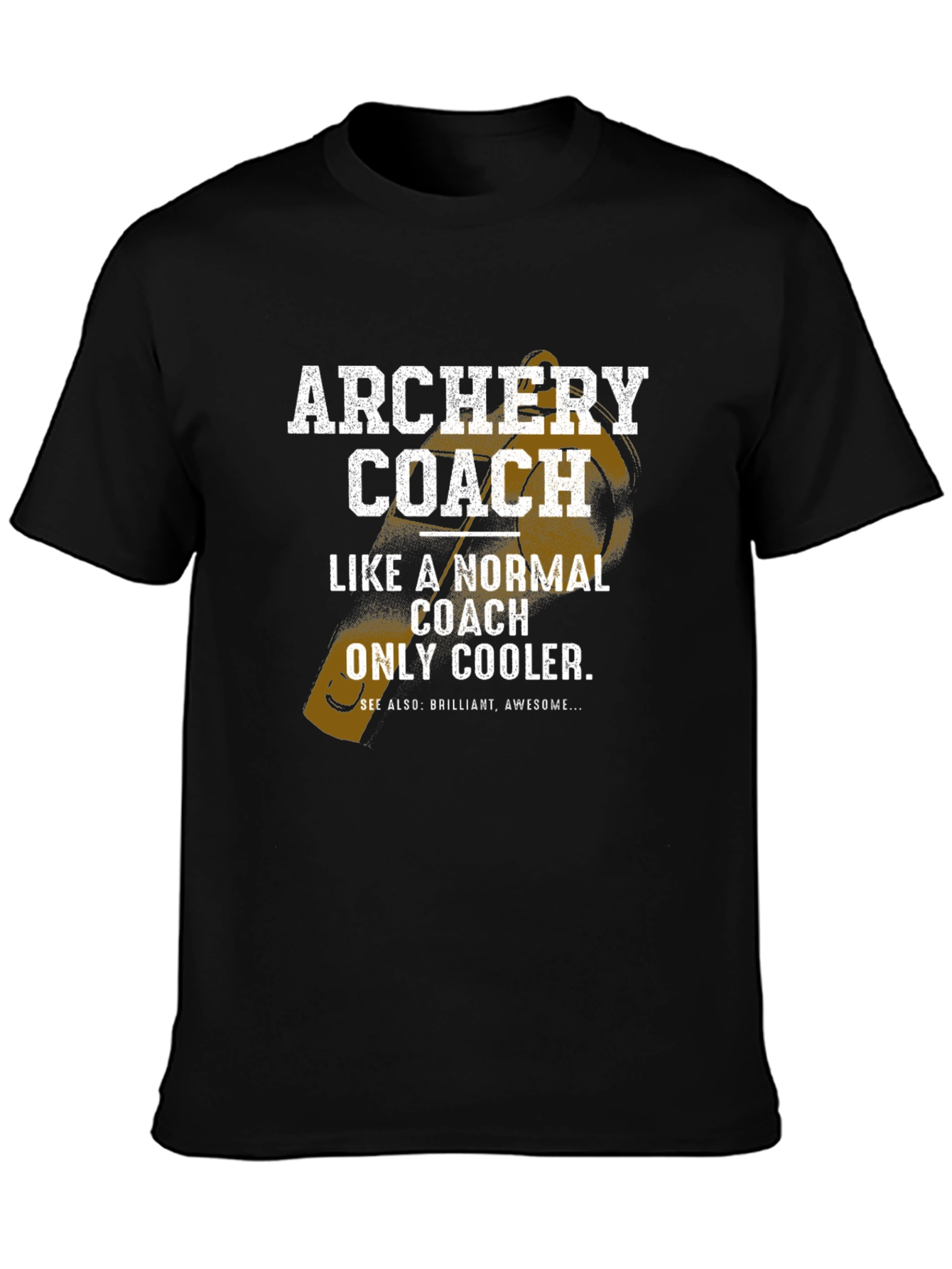 Archery Coach T-Shirt - Like a Normal Coach Only Cooler!