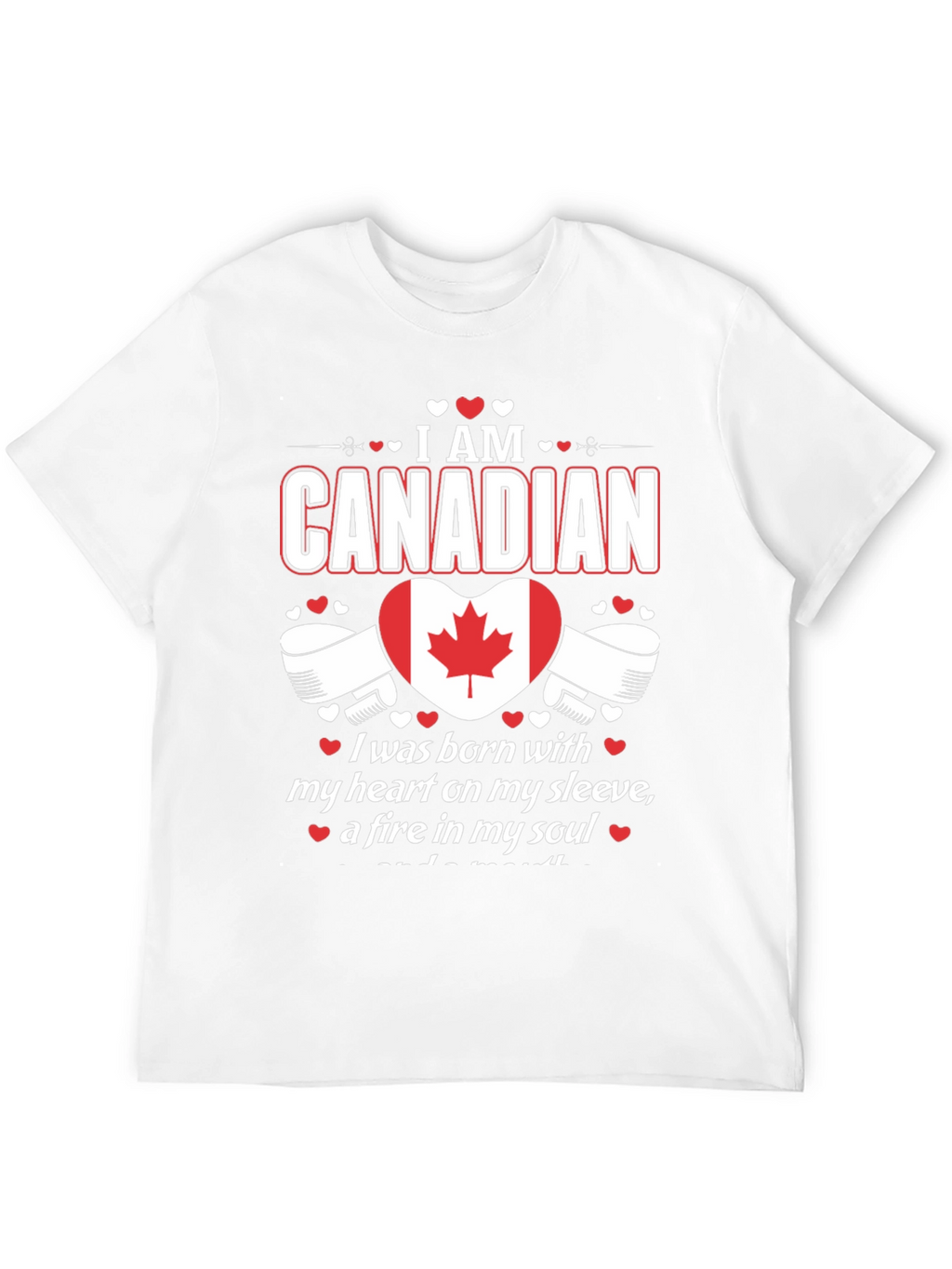 I Am Canadian Graphic Tee