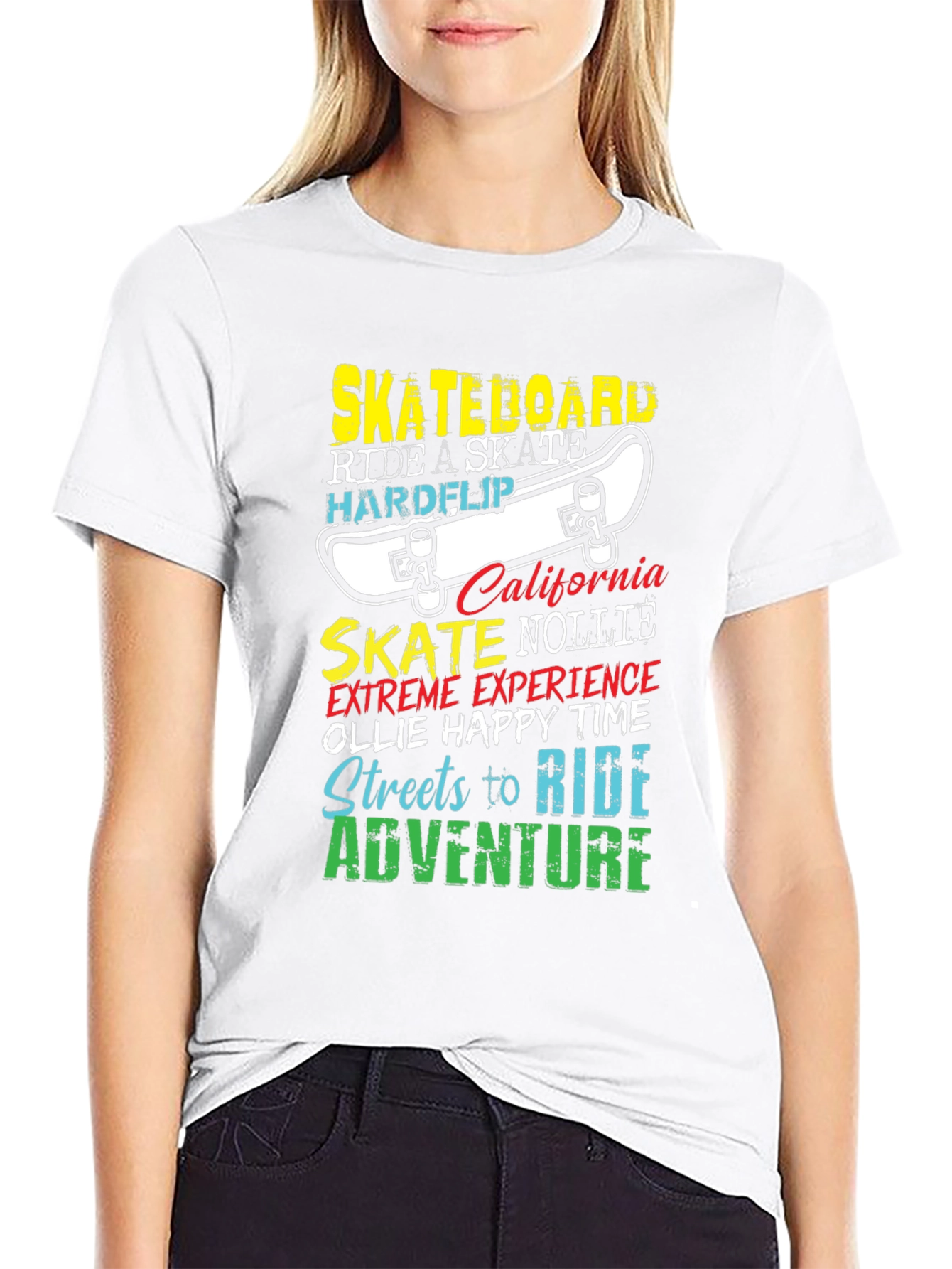 Skateboard Graphic T-Shirt - Ride in Style!