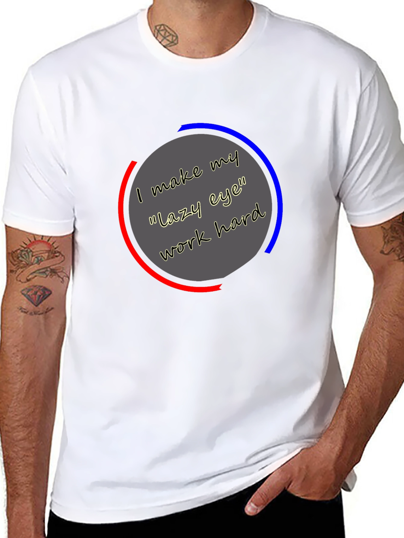 Eye Work Hard Graphic Tee
