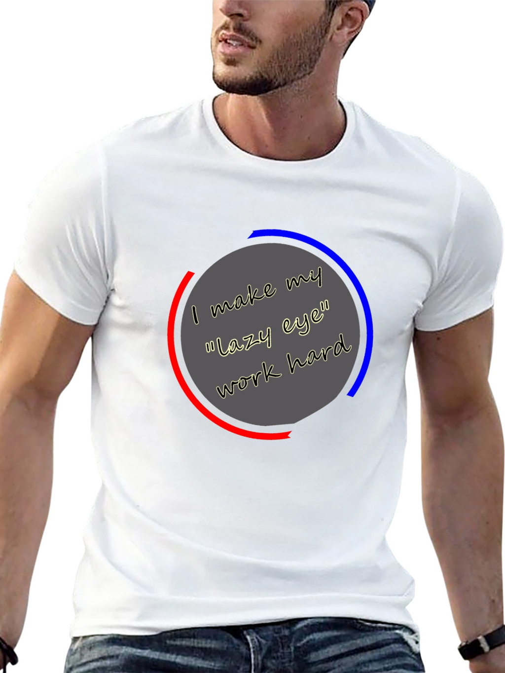 Eye Work Hard Graphic Tee