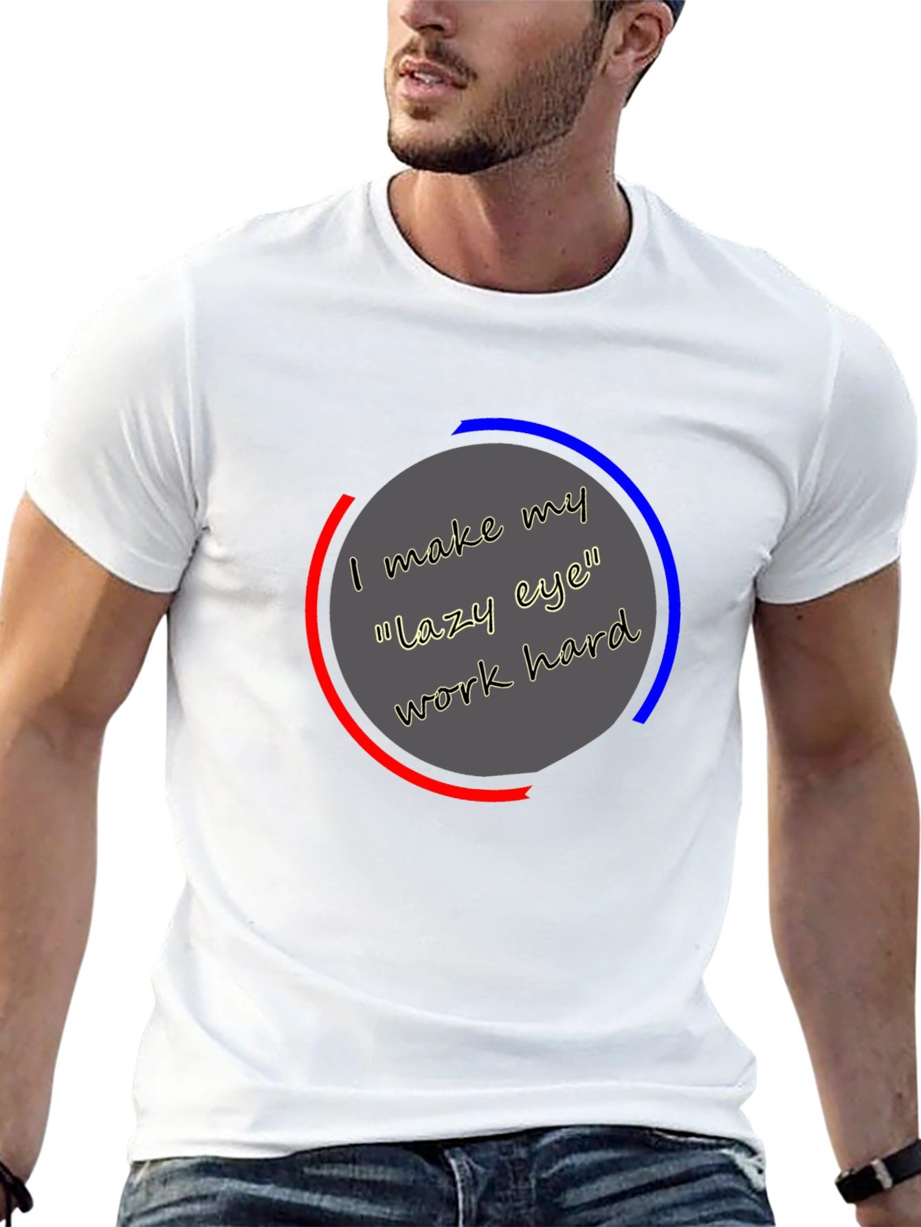 Eye Work Hard Graphic Tee
