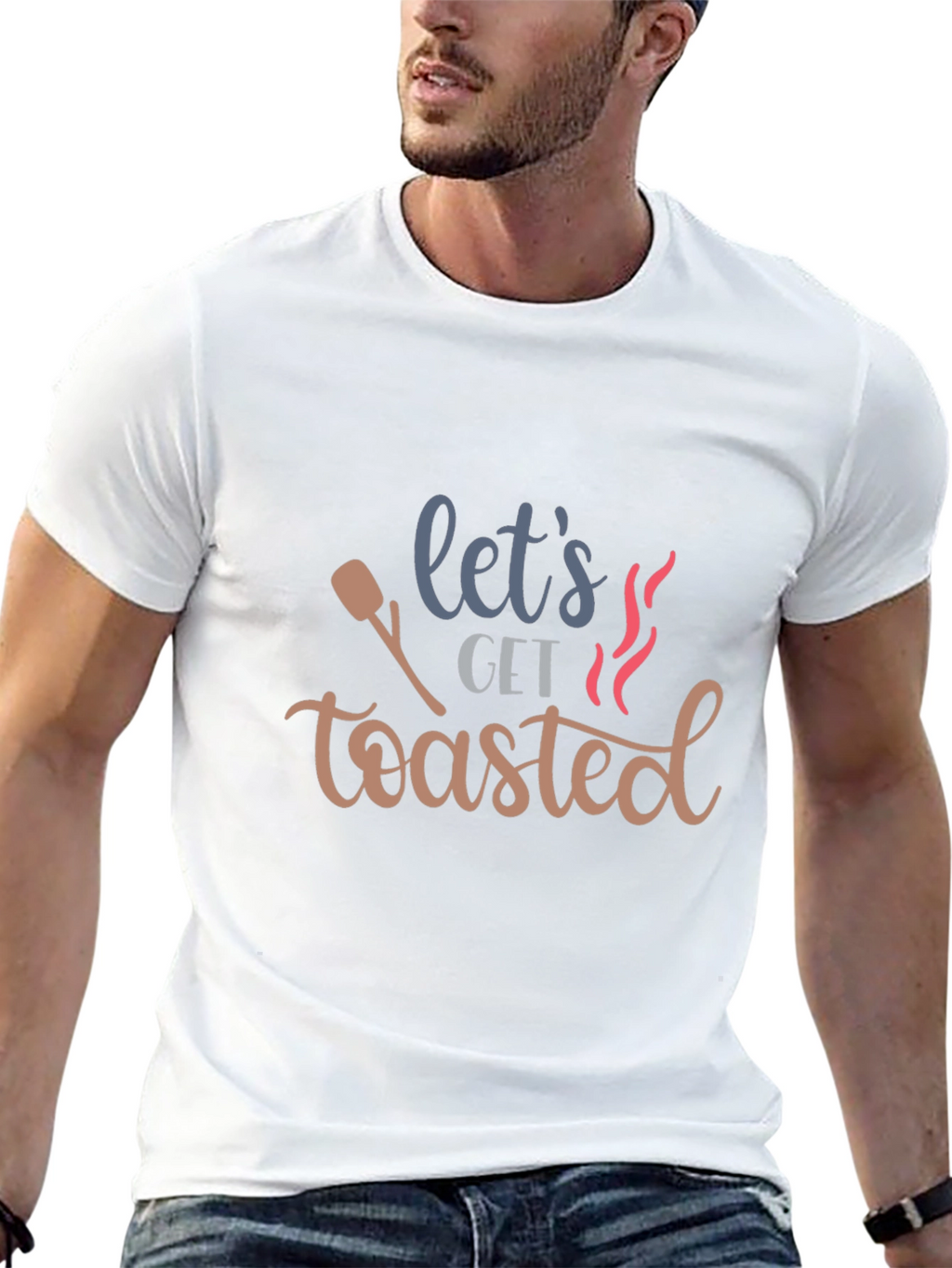 Lets Get Toasted Graphic T-Shirt