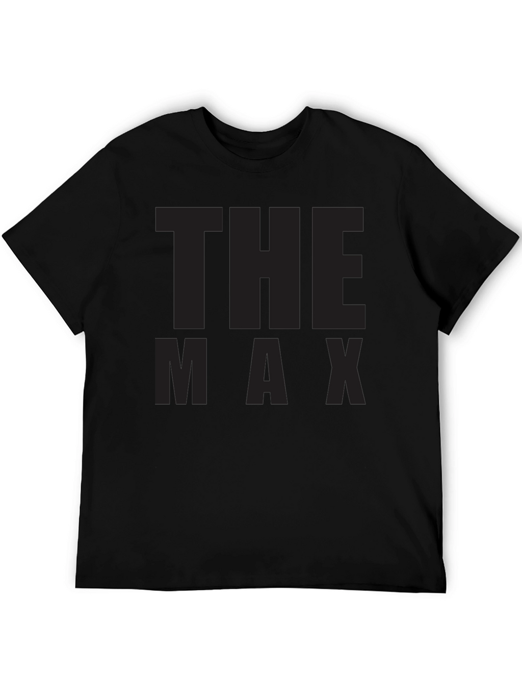 The Max Black Graphic Tee - Classic Fit