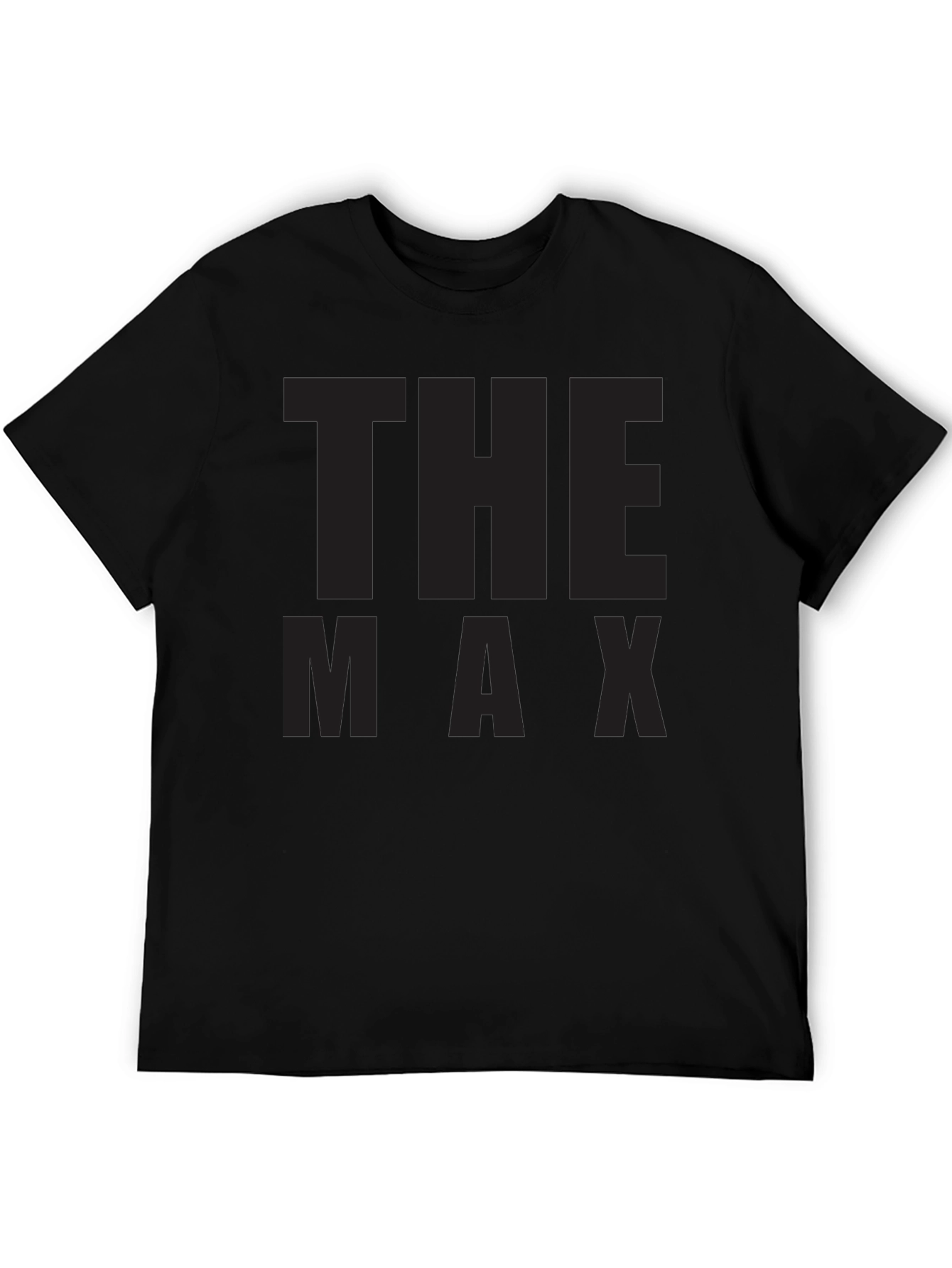 The Max Black Graphic Tee - Classic Fit