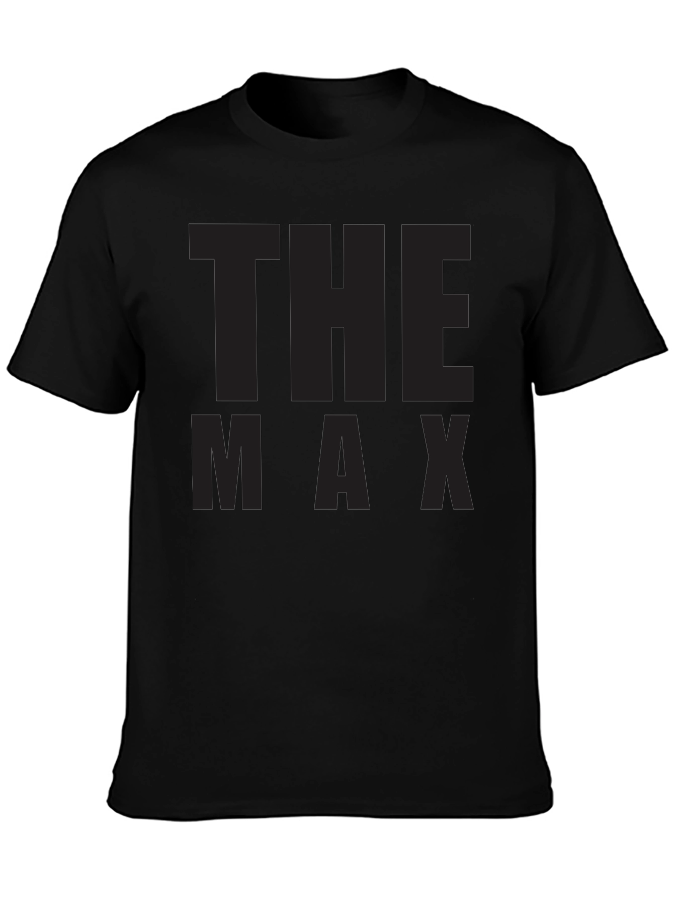 The Max Black Graphic Tee - Classic Fit