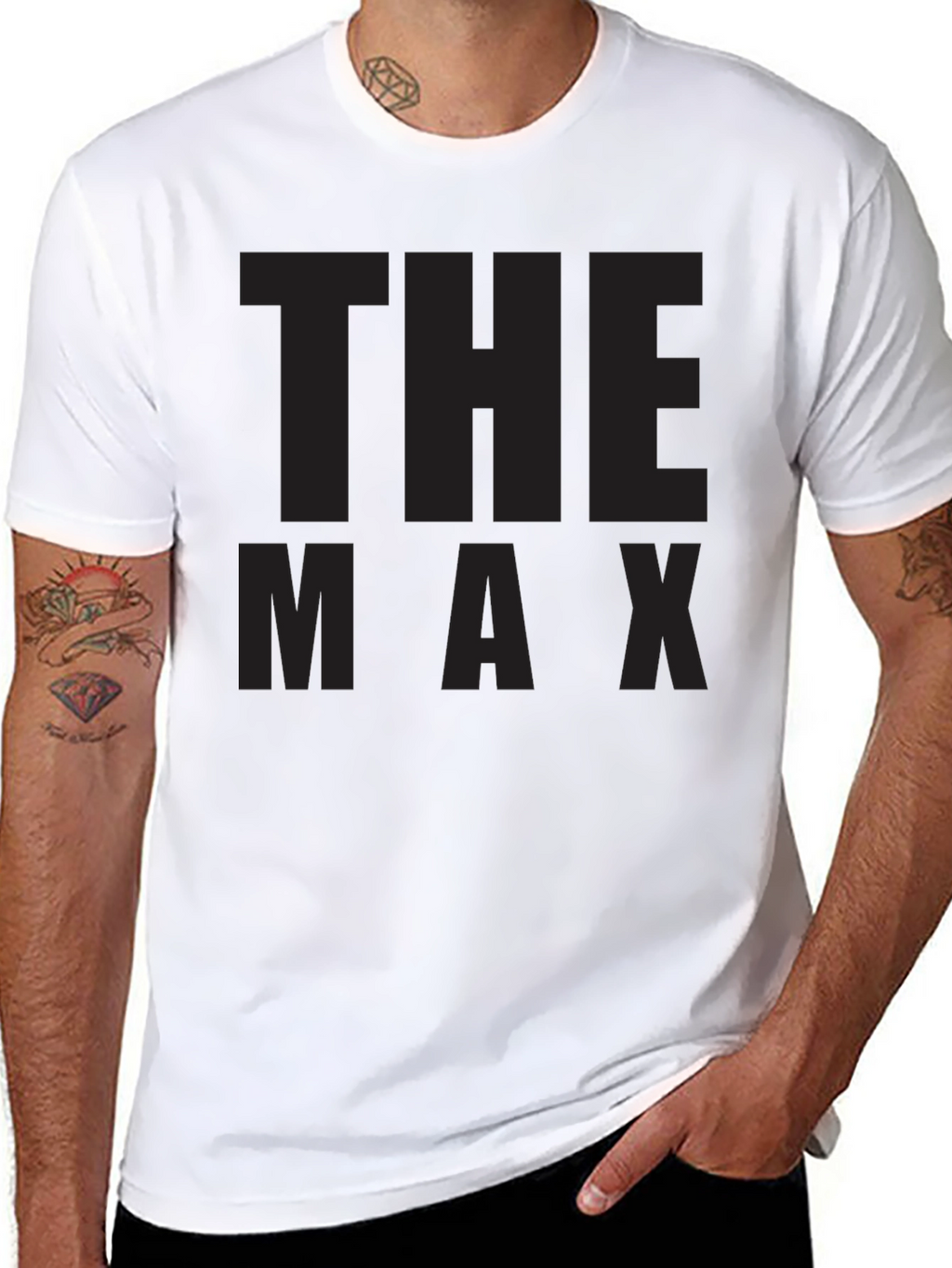 The Max Black Graphic Tee - Classic Fit