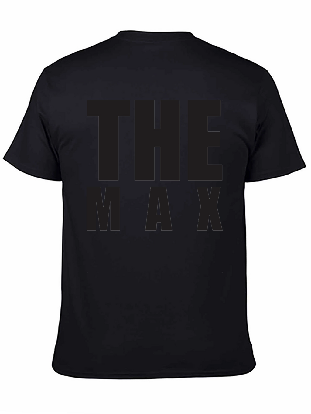 The Max Black Graphic Tee - Classic Fit