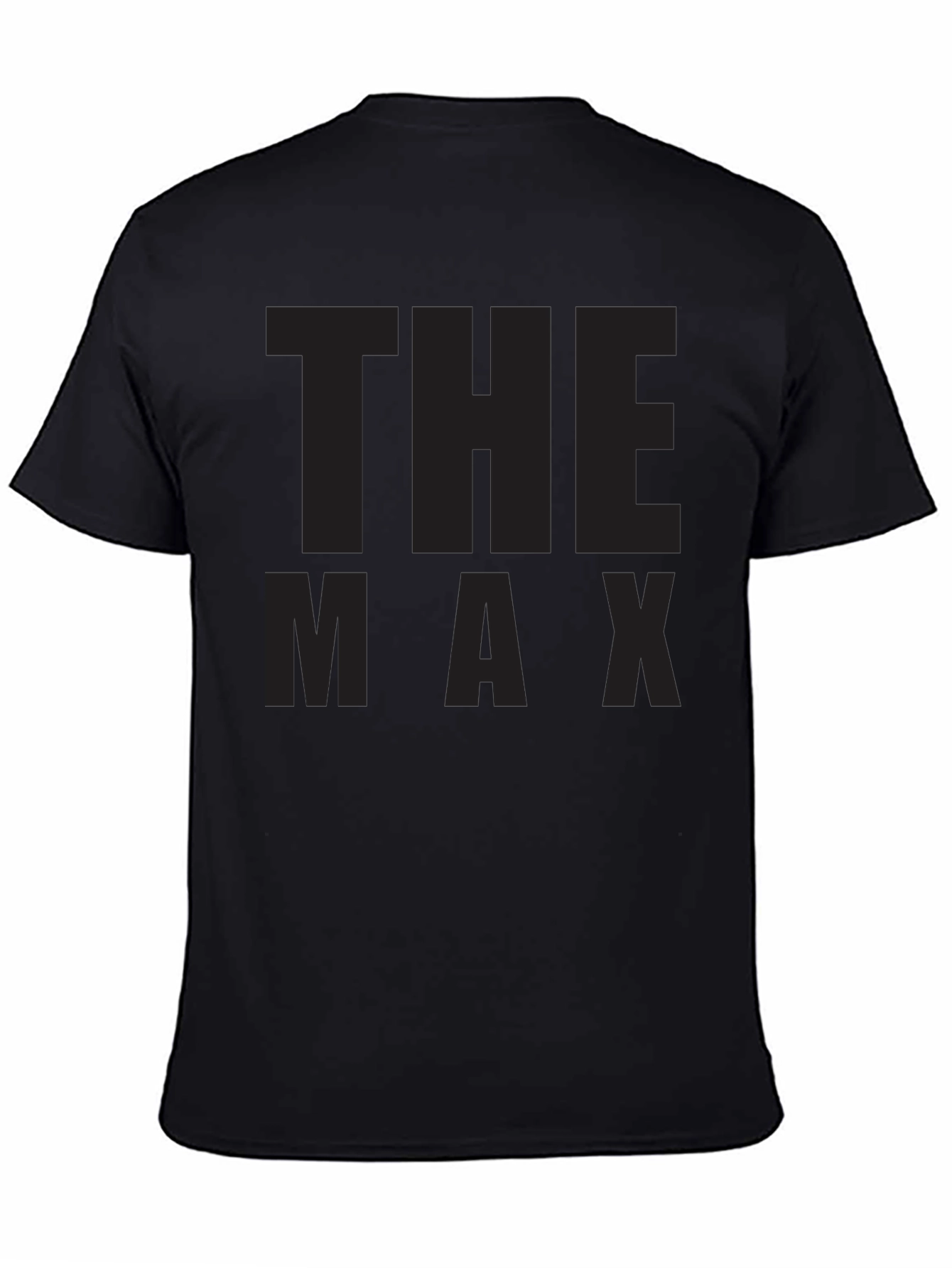 The Max Black Graphic Tee - Classic Fit