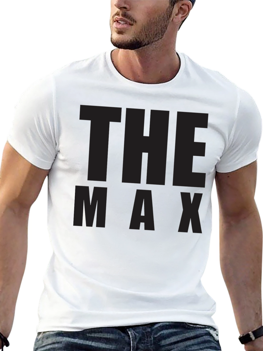 The Max Black Graphic Tee - Classic Fit