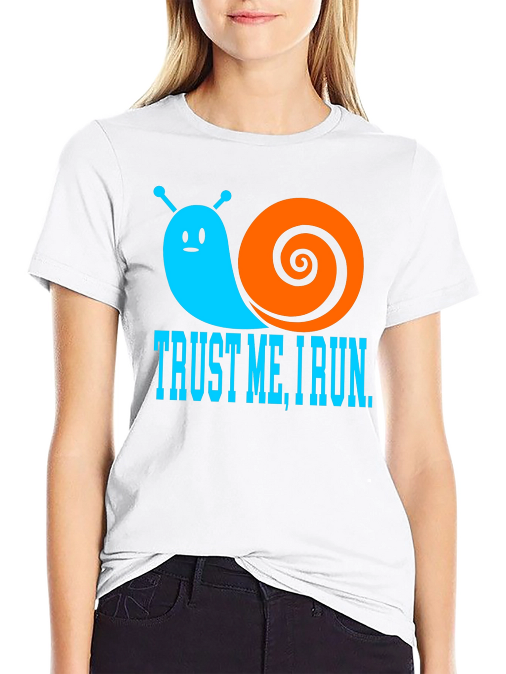 Trust Me I Run - Snail Graphic T-Shirt