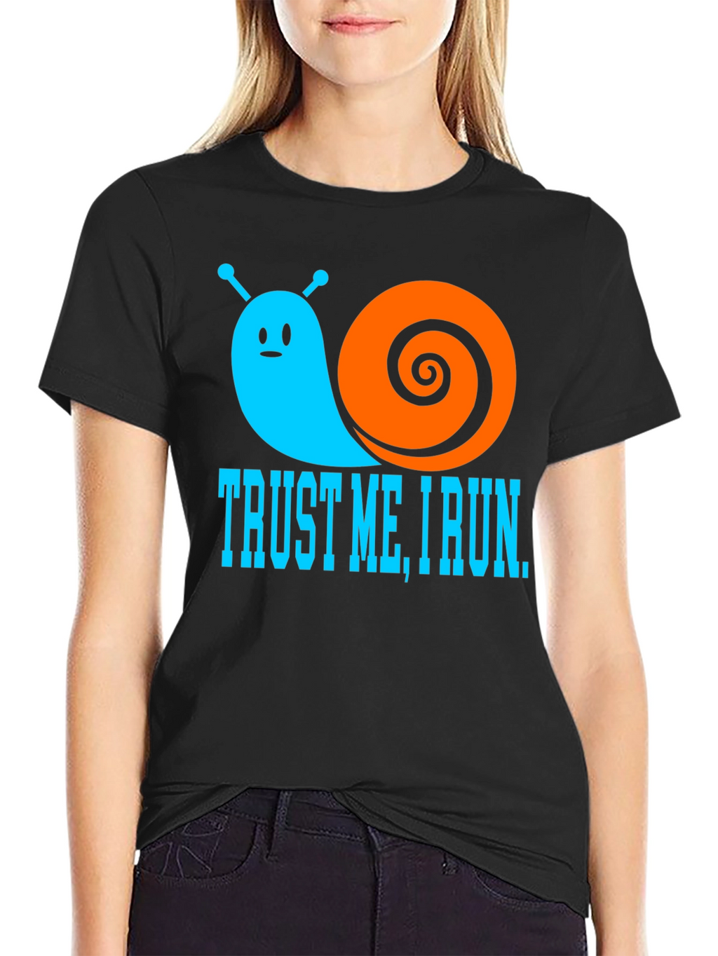 Trust Me I Run - Snail Graphic T-Shirt