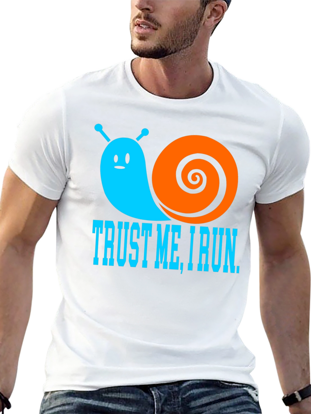Trust Me I Run - Snail Graphic T-Shirt