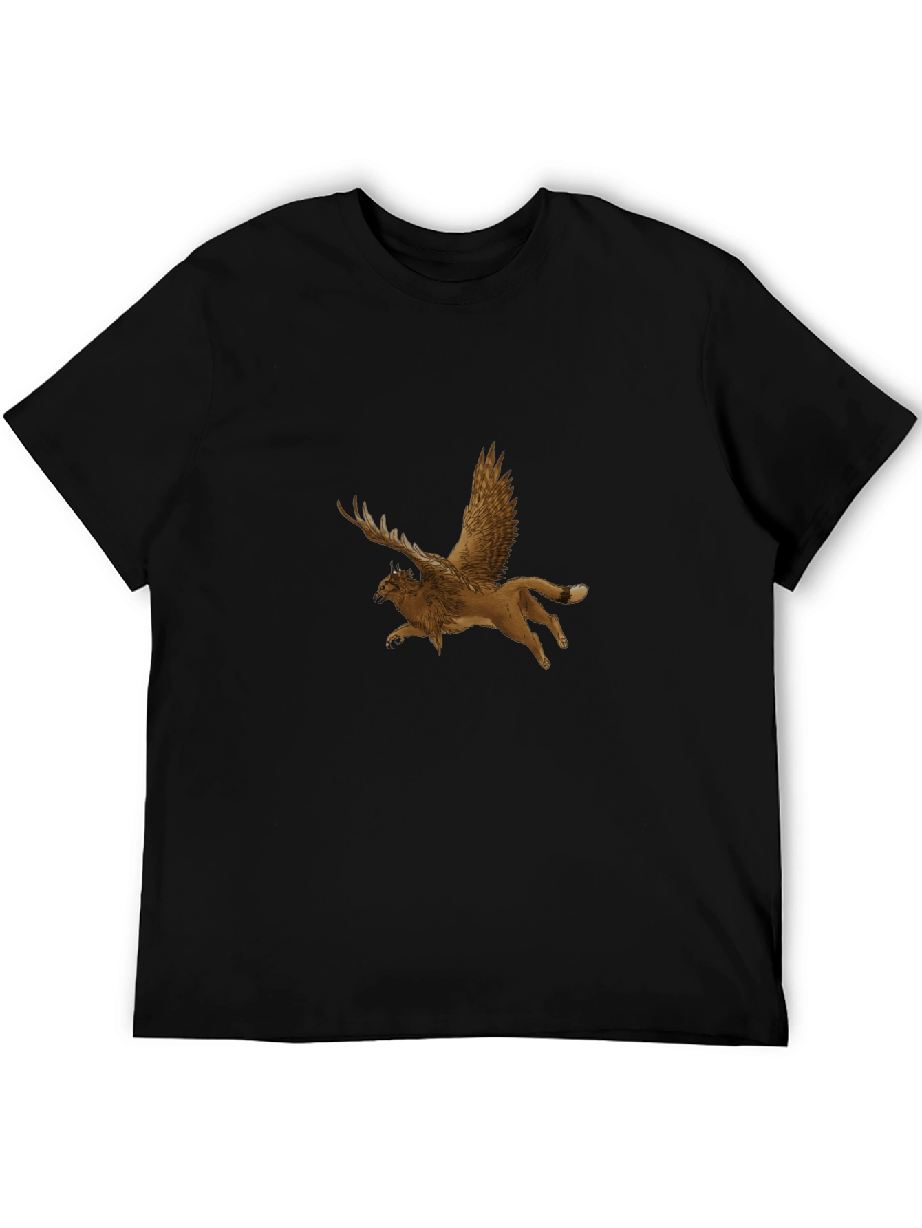 Griffin Graphic Tee - Stylish Black T-Shirt