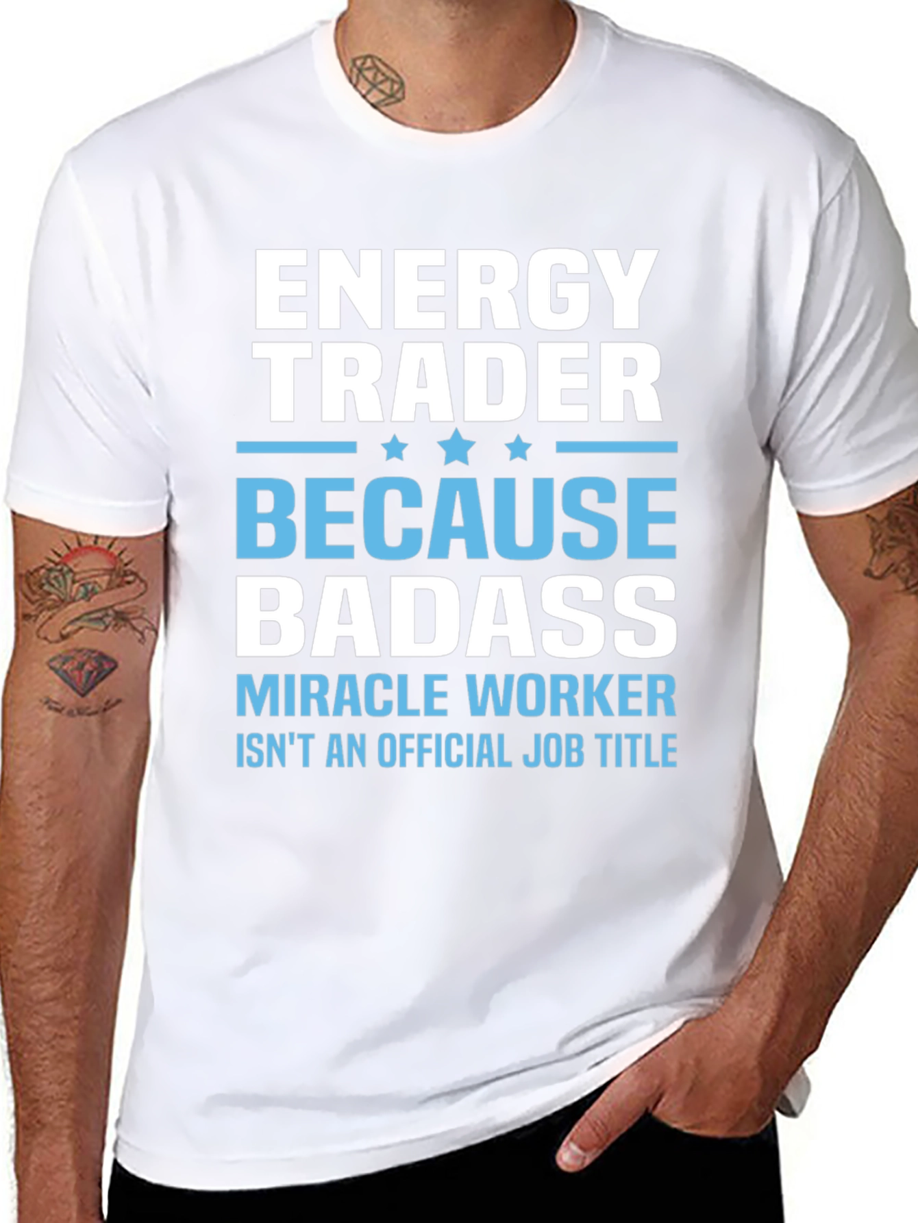 Energy Trader Badass Graphic T-Shirt