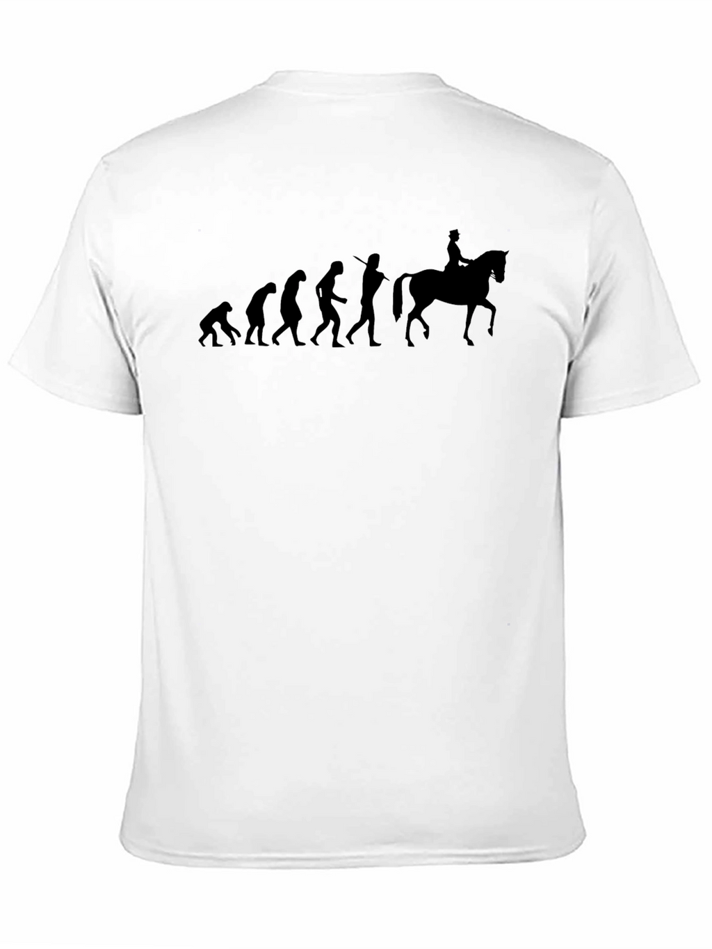 Evolution of Horse Rider T-Shirt - Black