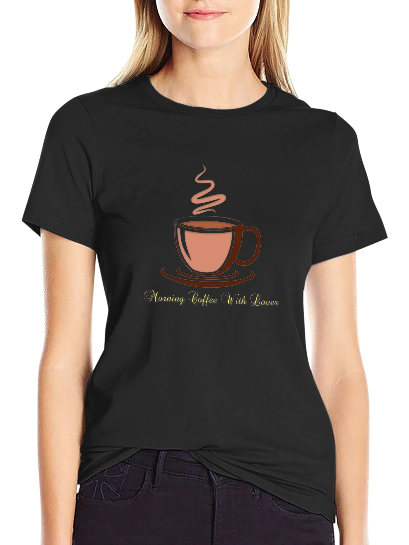 Coffee Lovers Black Graphic Tee