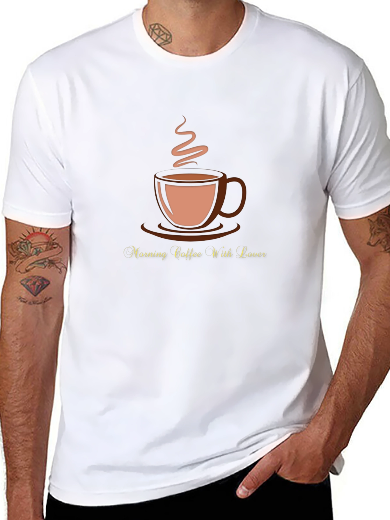 Coffee Lovers Black Graphic Tee