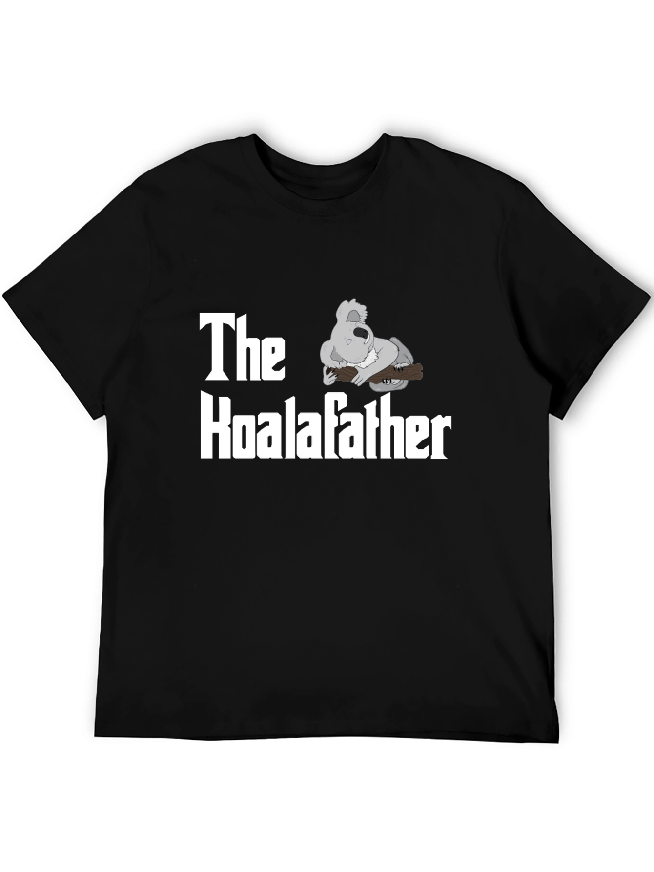 The Koalafather Graphic T-Shirt - Black