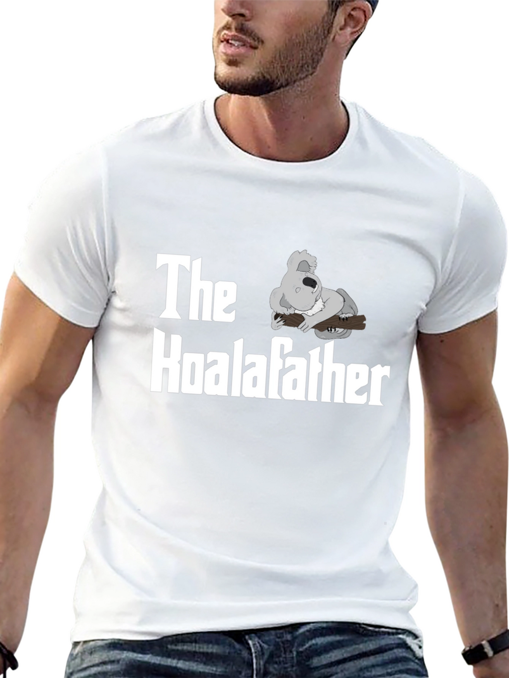 The Koalafather Graphic T-Shirt - Black