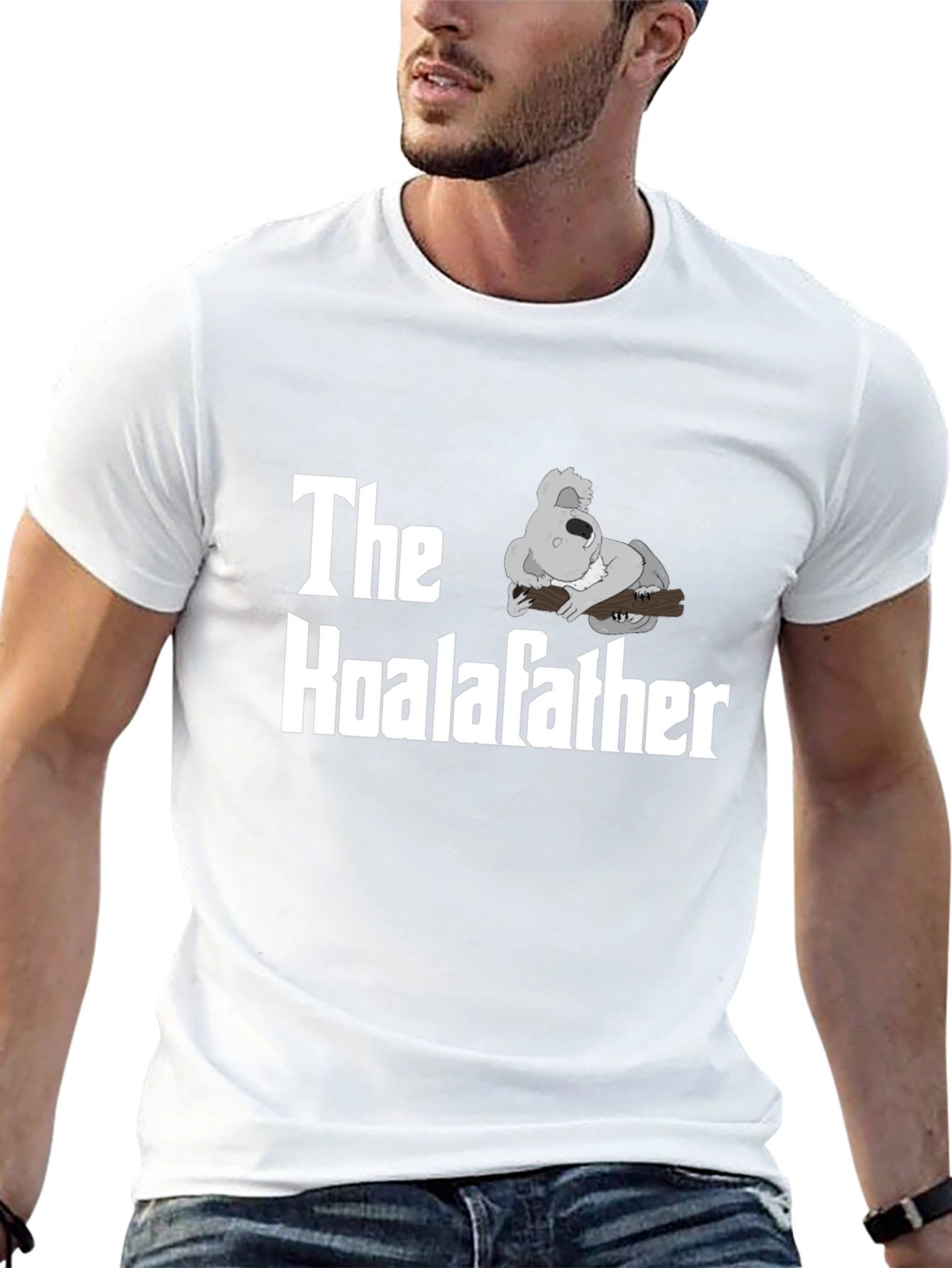 The Koalafather Graphic T-Shirt - Black