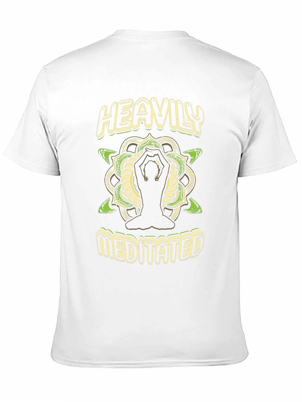 Heavily Meditated Yoga T-Shirt - Black