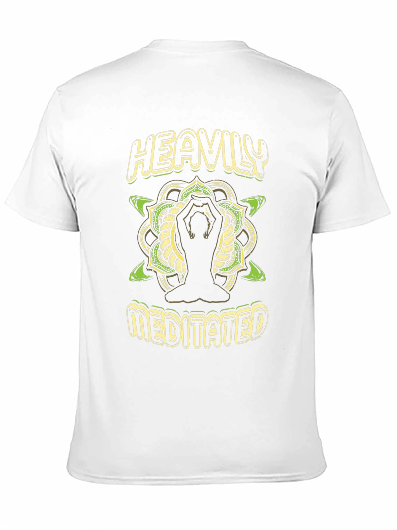 Heavily Meditated Yoga T-Shirt - Black