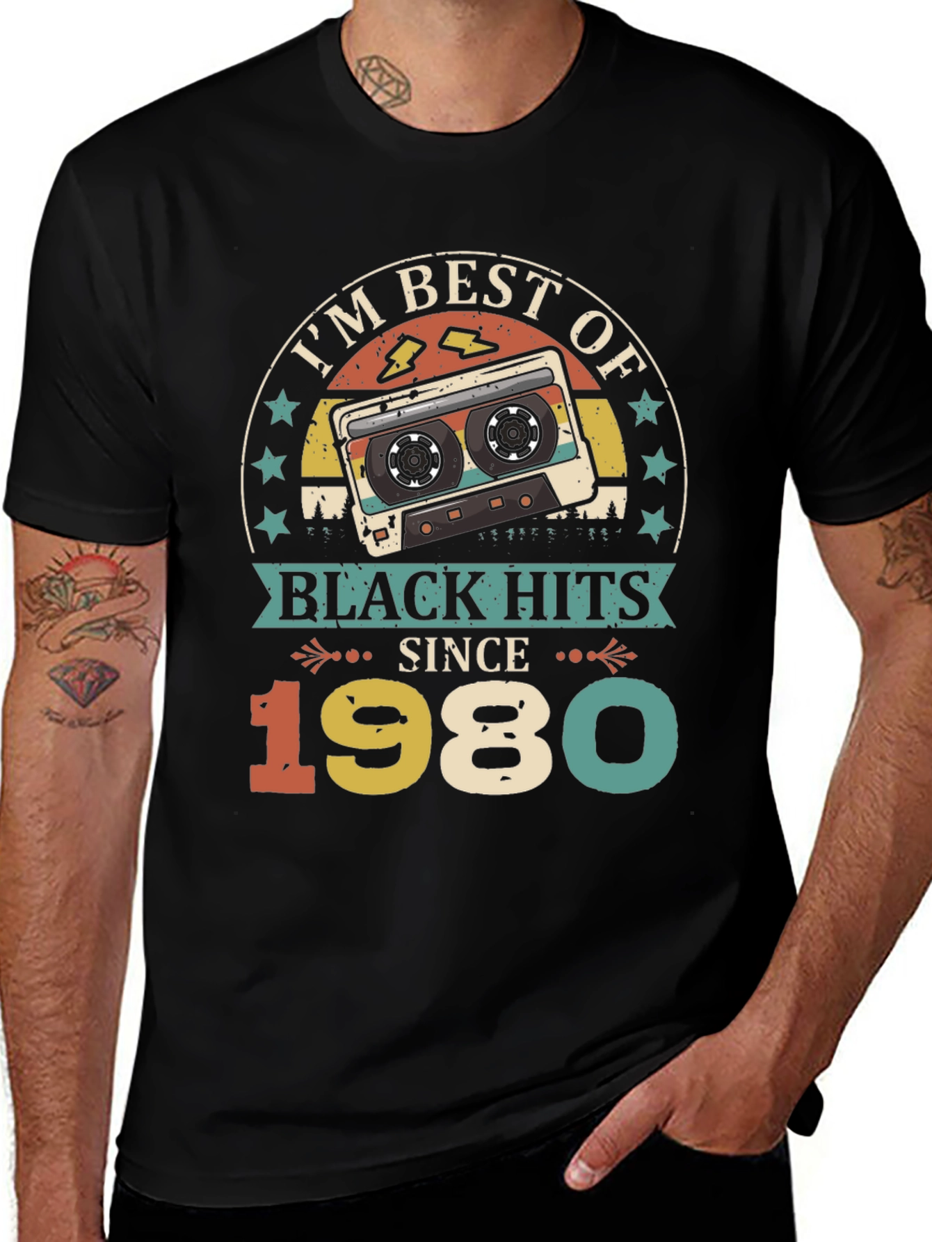 Best of Black Hits Since 1980 Graphic Tee