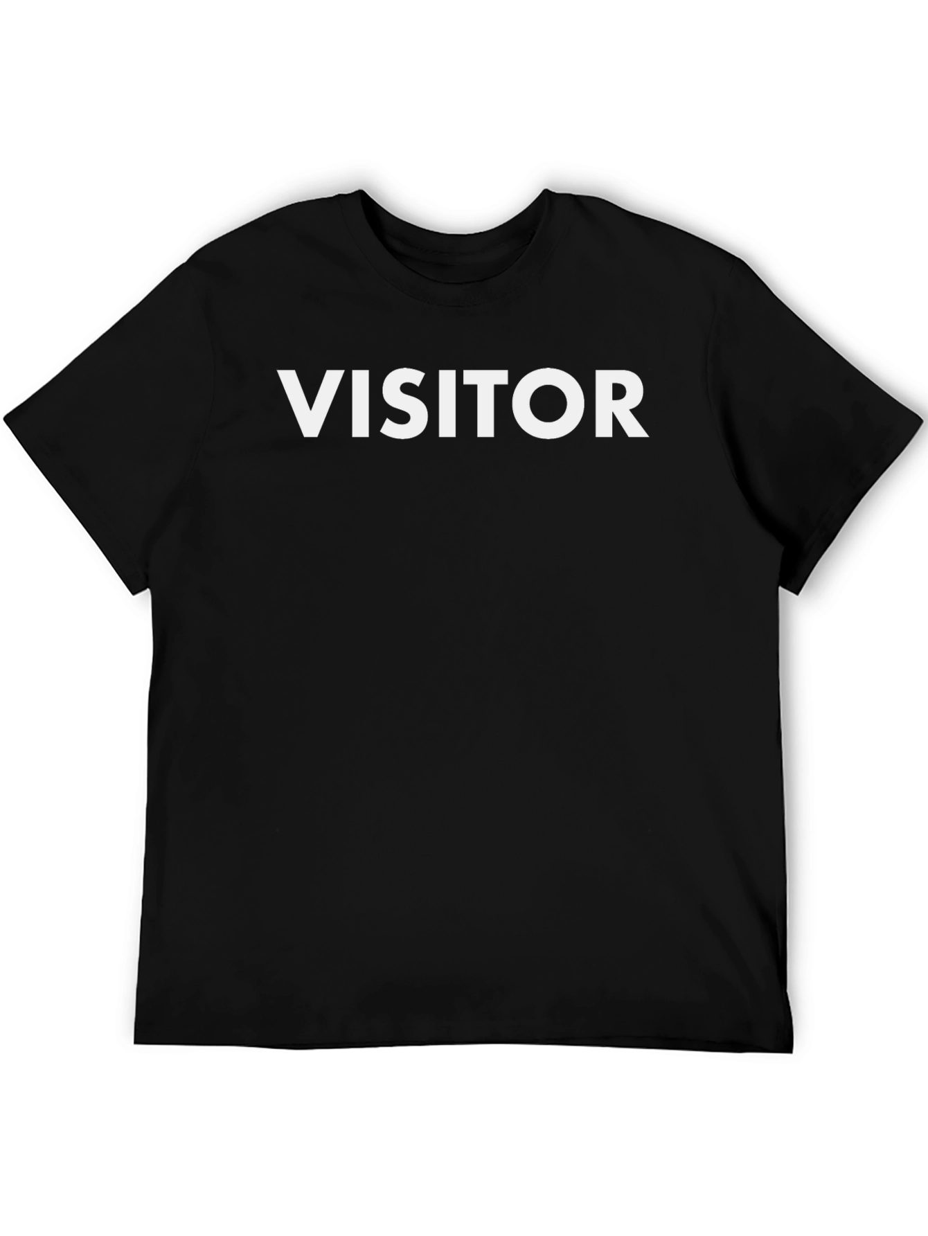 Visitor Tee - Bold Statement Crew Neck T-Shirt