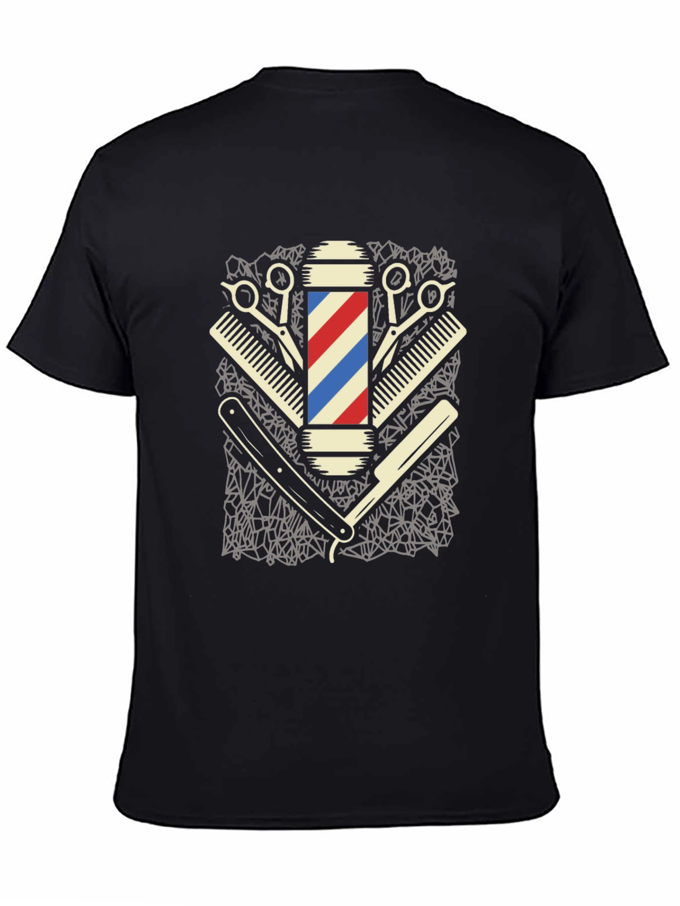 Barber Shop Graphic Tee - Cool Hairstylist T-Shirt