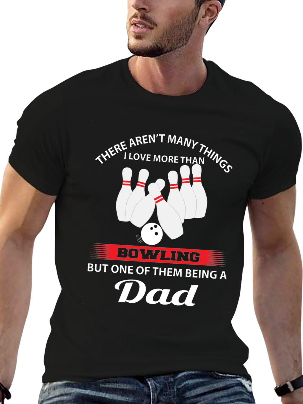Bowling Dad T-Shirt - Gift for Bowling Lovers